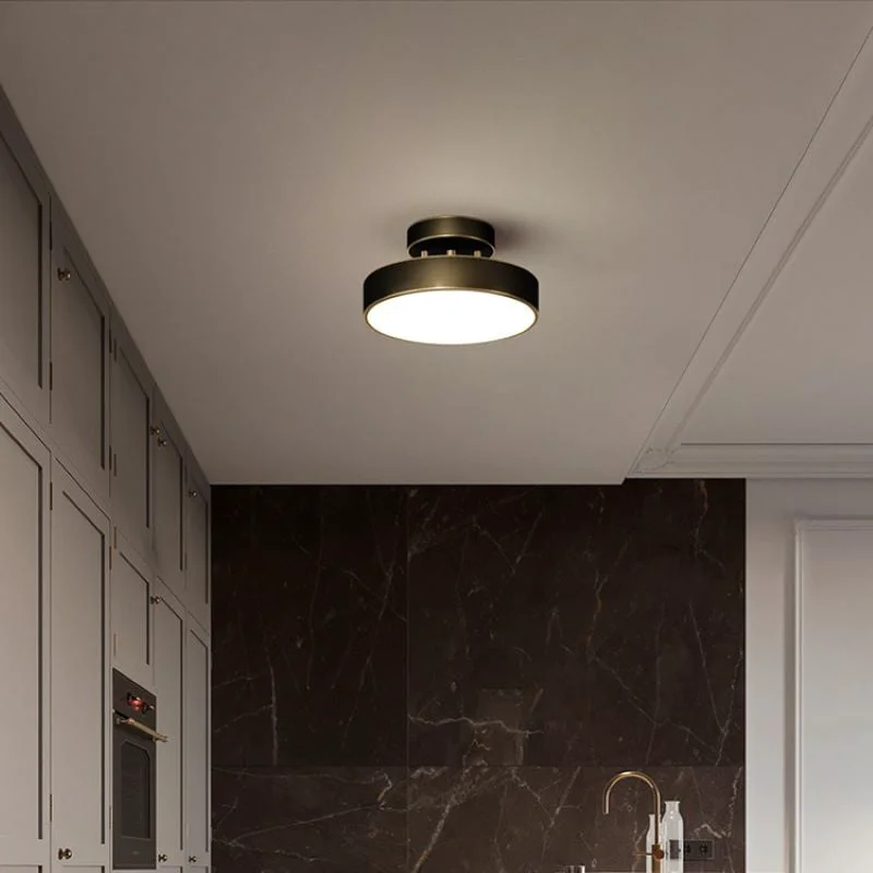 Innovative Nordic Industrial Simple Round LED Ceiling Light Environmentally Friendly