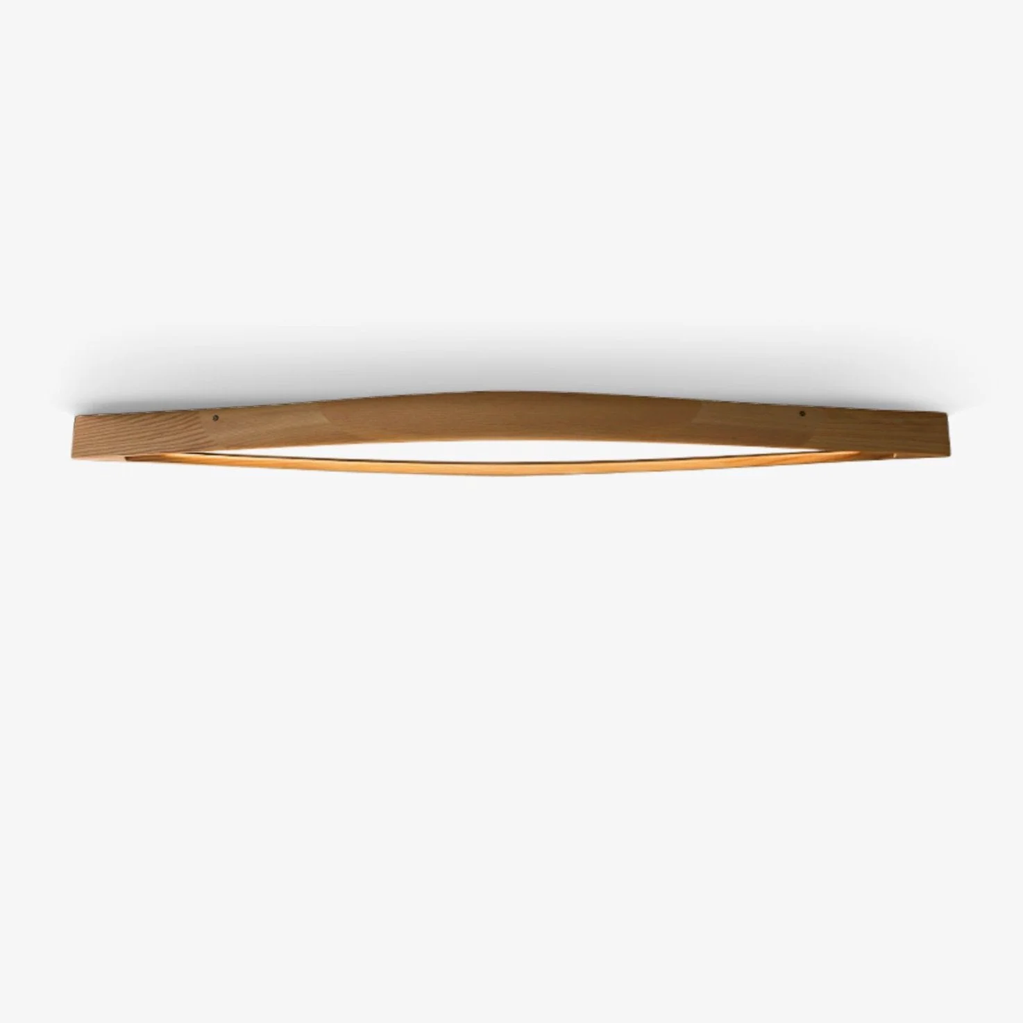 Outstanding Horizon Linear Wood Ceiling Lamp Selected