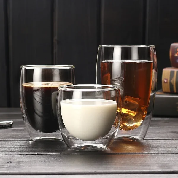 Advanced Double Wall Insulated Glass Cup User-Friendly