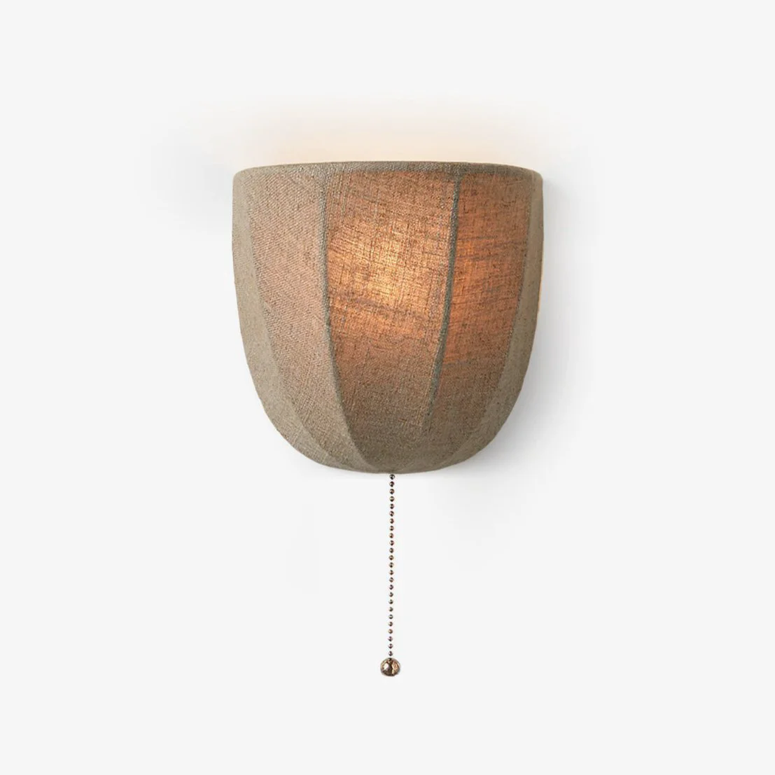 Luxury Sienna Linen Wall Sconce High-Quality