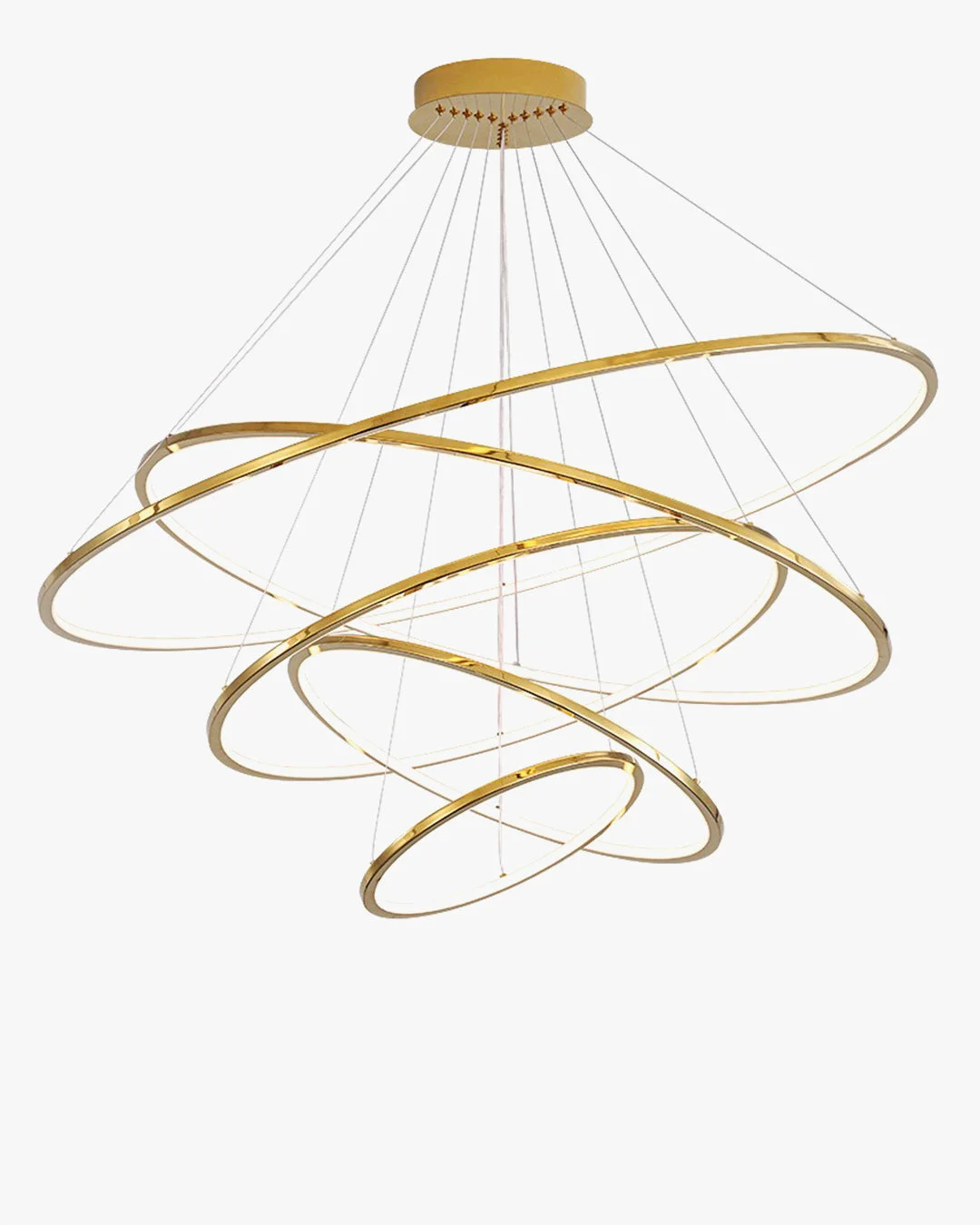 Fast TLANX Large Tiered Ring Foyer Chandelier Functional