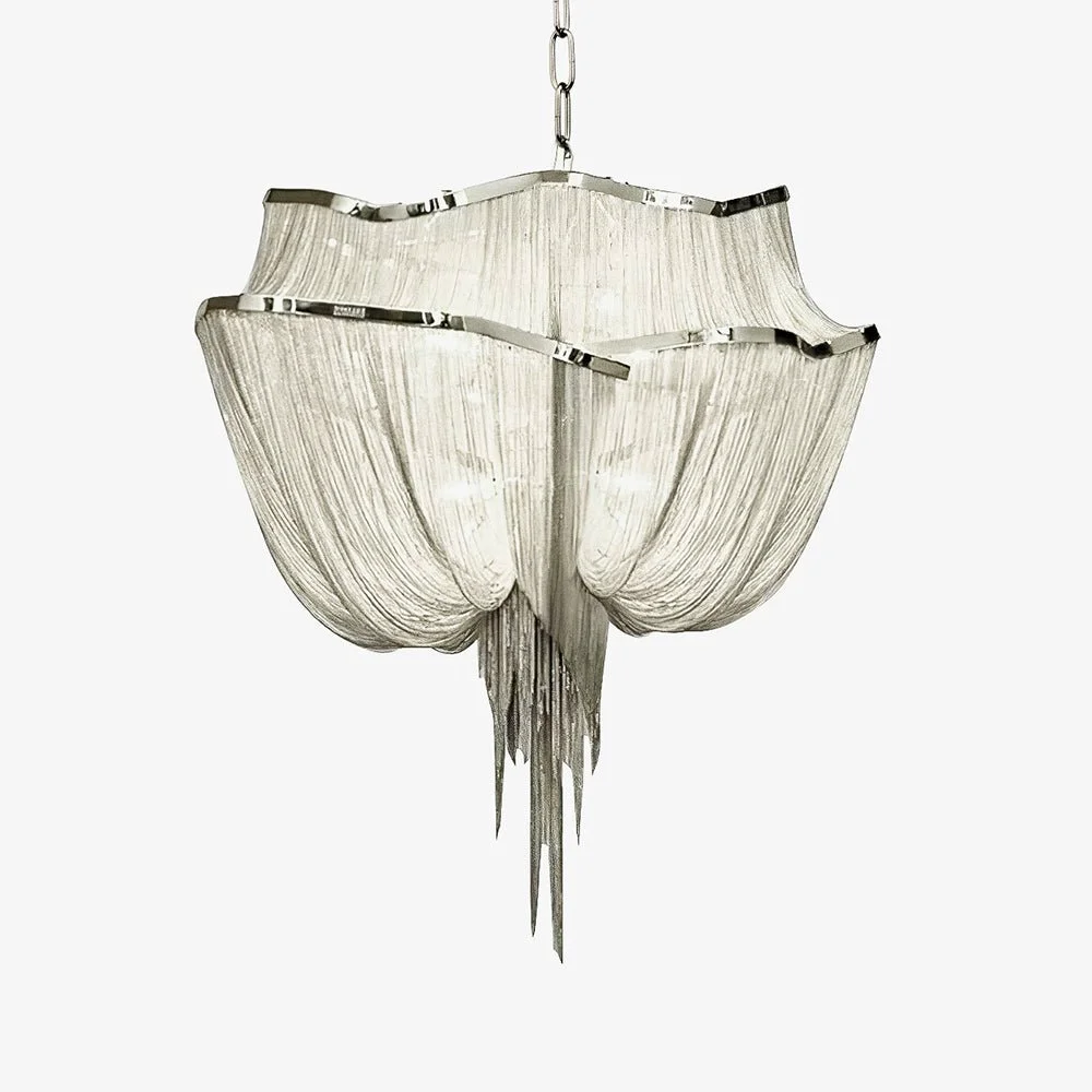 Expertly Made Chains Shimmering Chandelier World-Class