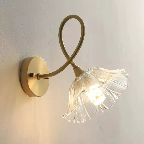 Top-Quality Elegant Century Lotus Leaf Wall Lamp Excellent