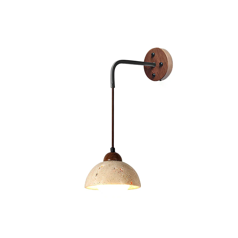 Official Wabi-sabi texture stone wall lamp High-Performance