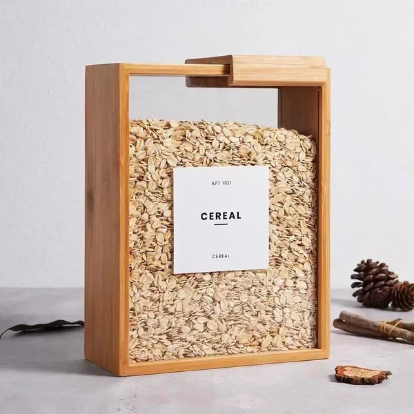 Elite Bamboo Ce and Food Dispenser Environmentally Friendly