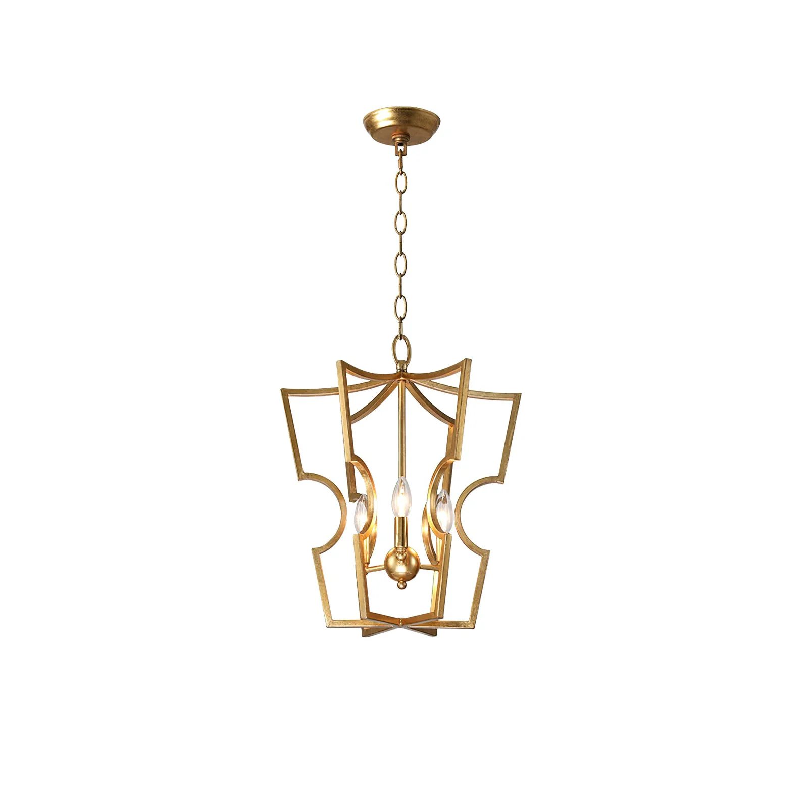Dependable Rustic gold lantern chandelier Fast
