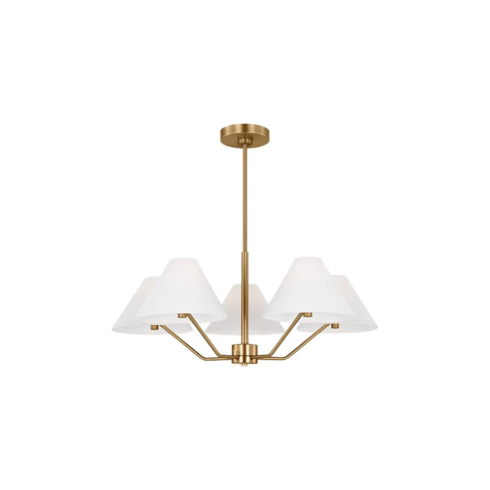 Luxury Minimalist Black Fabric Shade Chandelier Sustainable