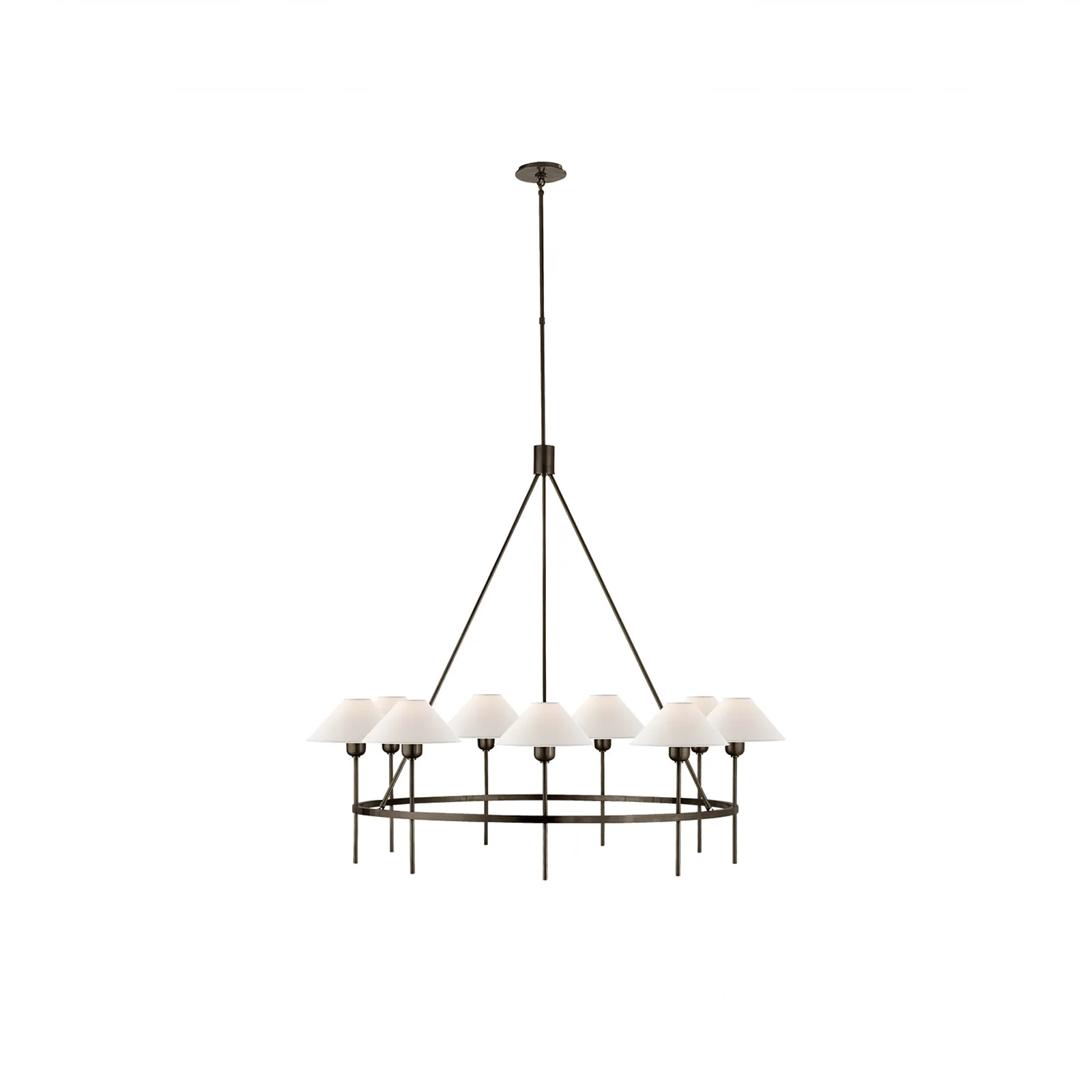 Minimalist Hackney Industrial Cage Chandelier Luxury