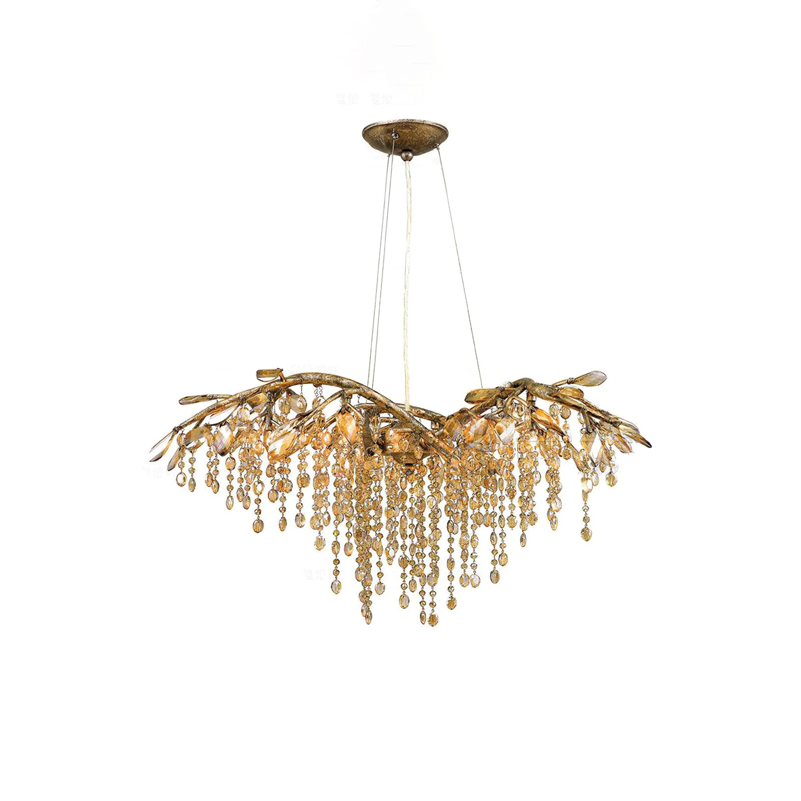 Crafted Autumn Twilight Crystal Chandelier Modern