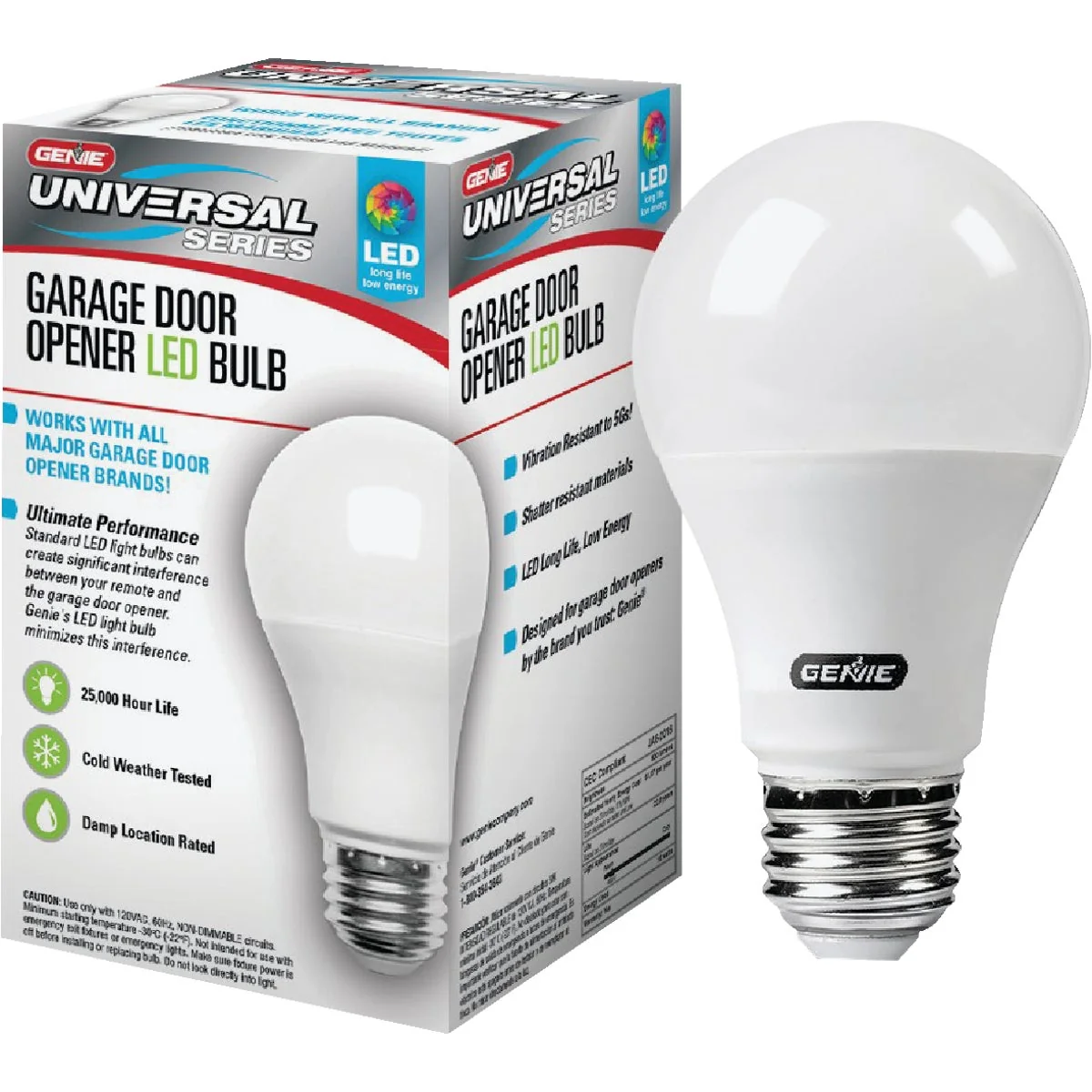 Quality Genie Universal Garage Door Opener LED Light Bulb Title 20 Powerful