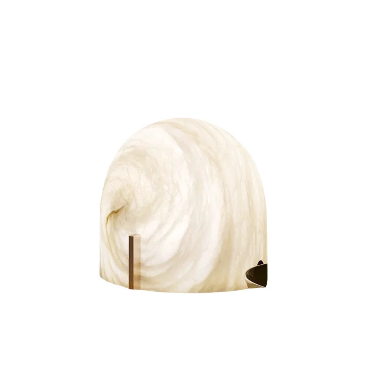 Crafted Handmade Alabaster Table Lamp Recyclable