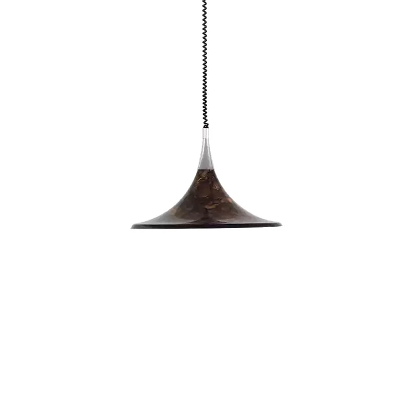 Flexible Vintage painted adjustable Pendant Light Green