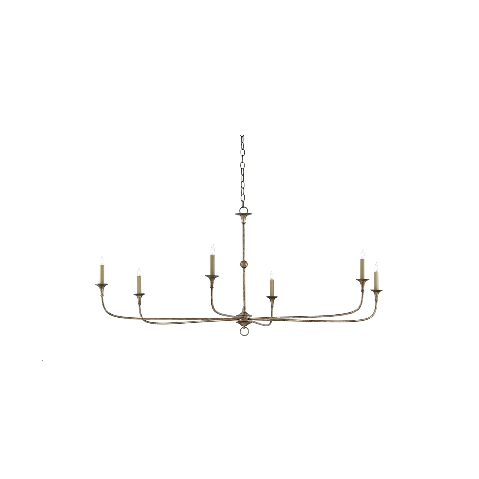 Clean Elongated Antique Chandelier Innovative