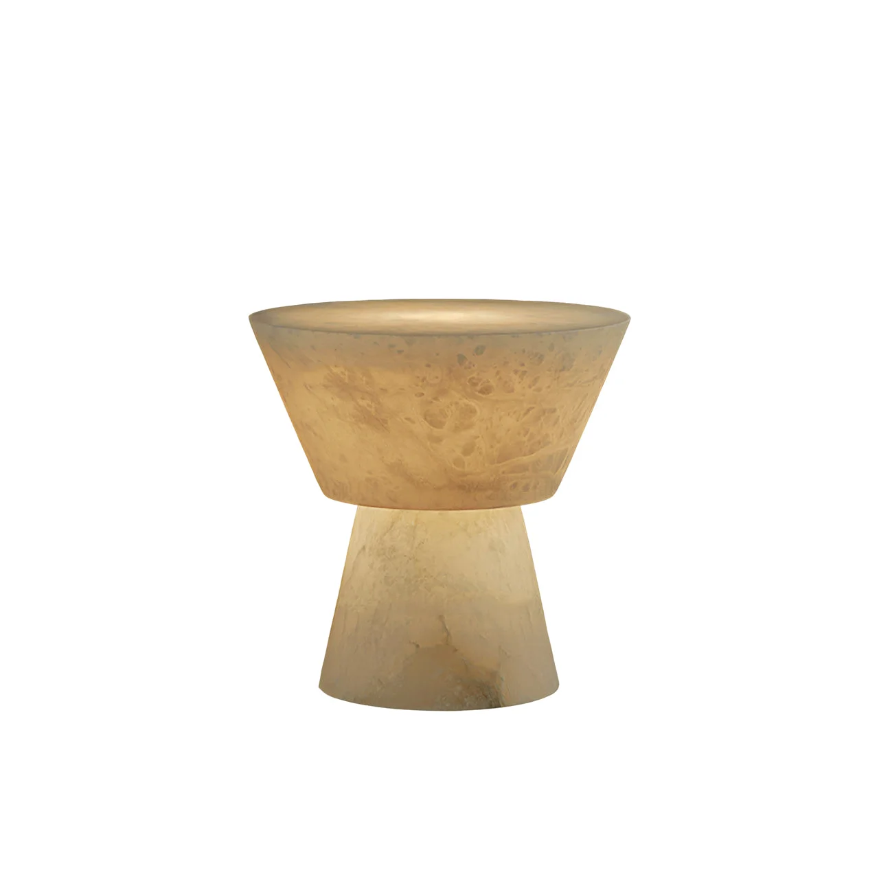 Next-Generation Conical Alabaster Table Lamp Unique