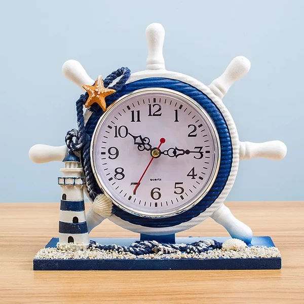Casual Nautical Helmsman Clock Dependable