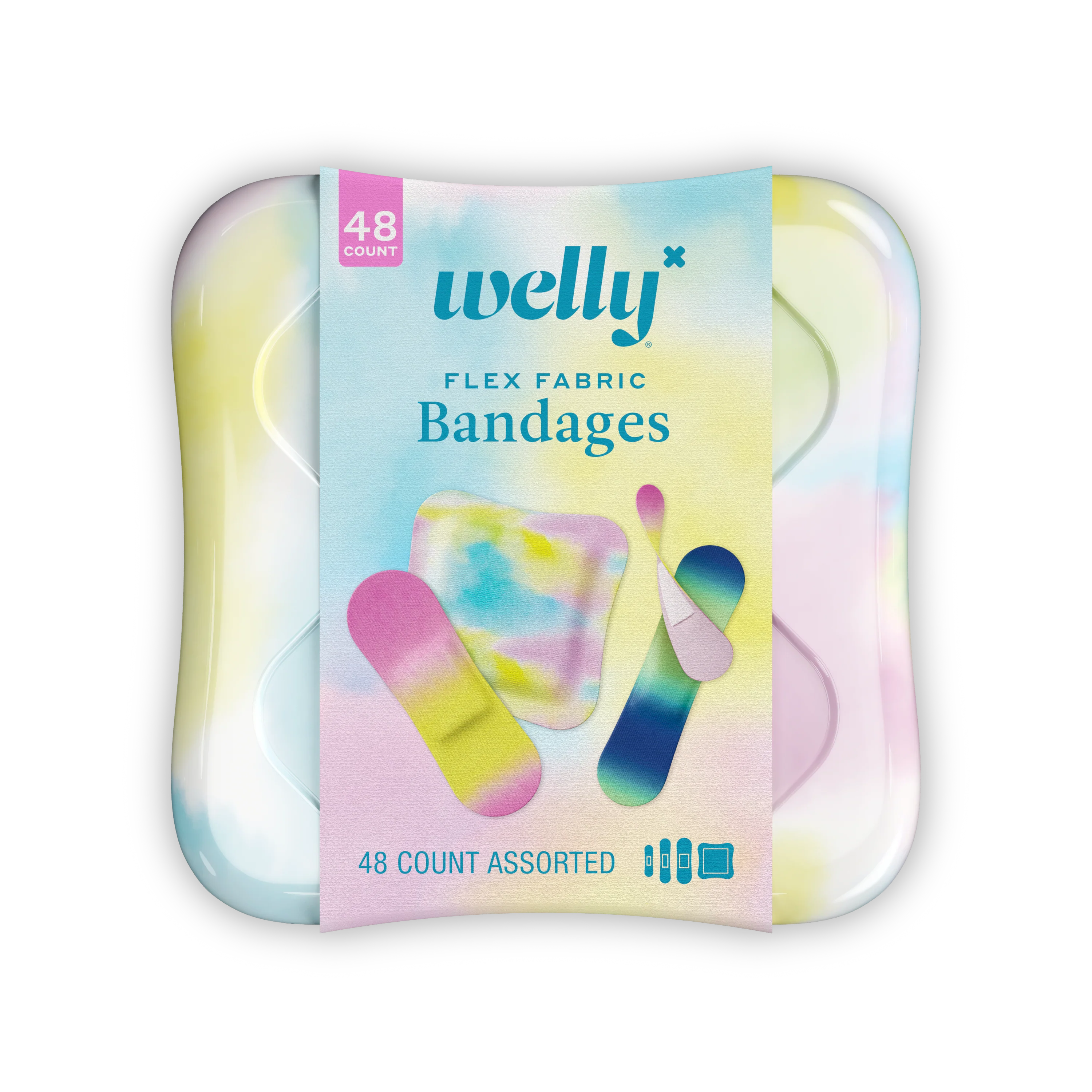 User-Friendly Welly Assorted Colorwash Adhesive Bandages Classic