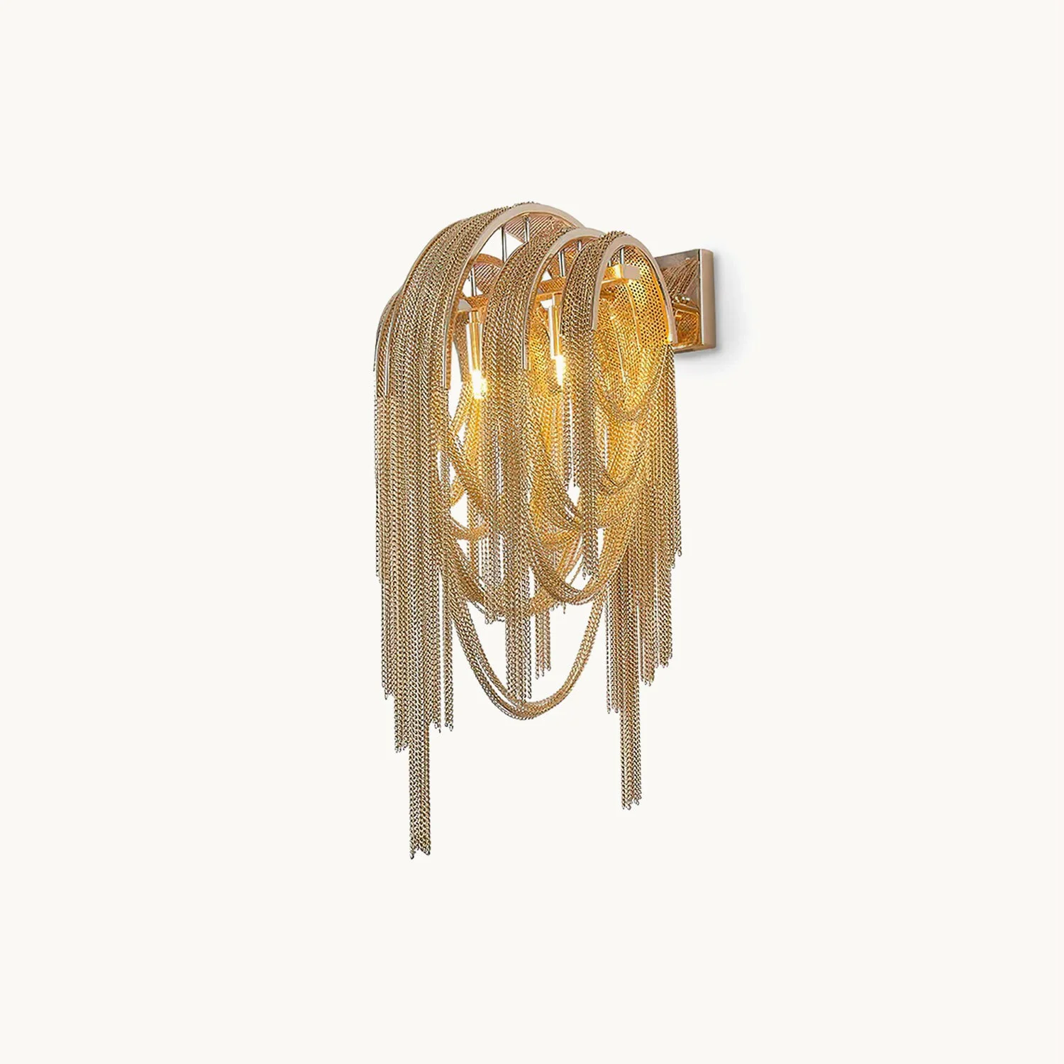 Detailed Italian Simple Tassel Wall Lamp Pure