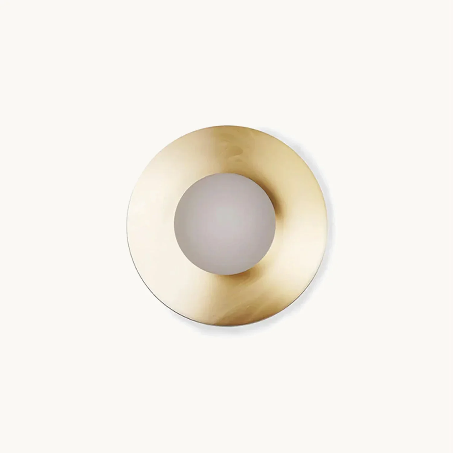 Innovative Brass Orb Wall Lamp Refined