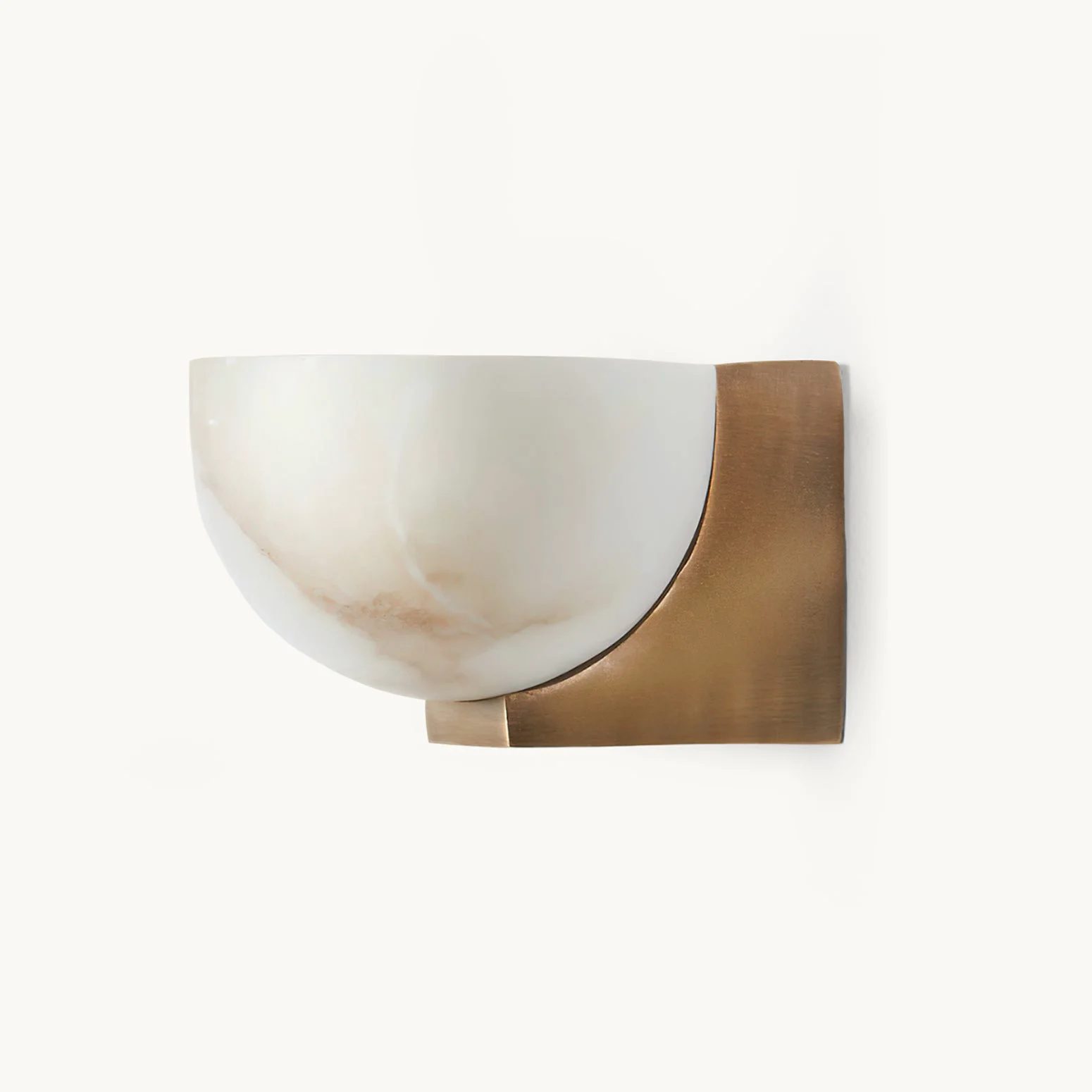 Powerful Ath Alabaster Wall Light Natural