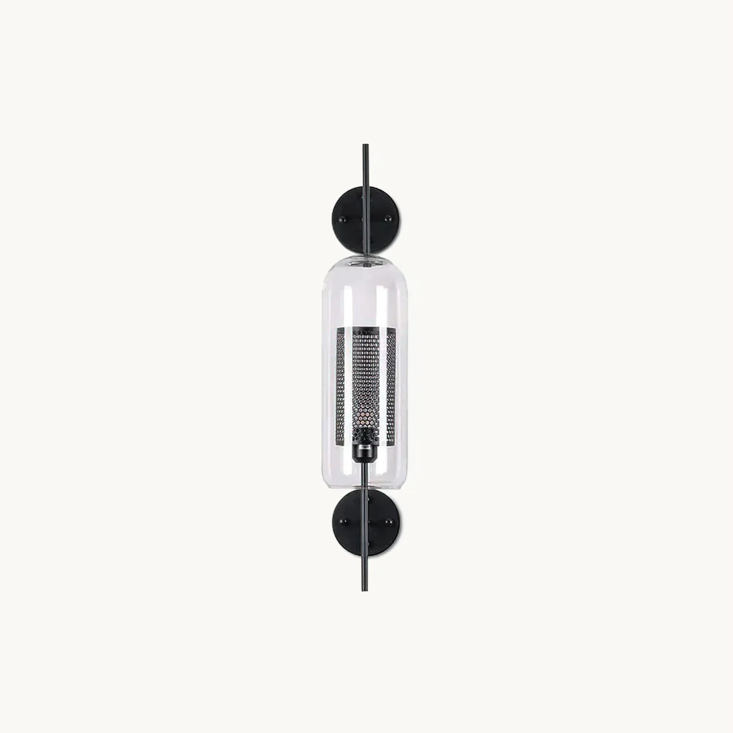 Natural Chiswick Glass Wall Lamp Secure