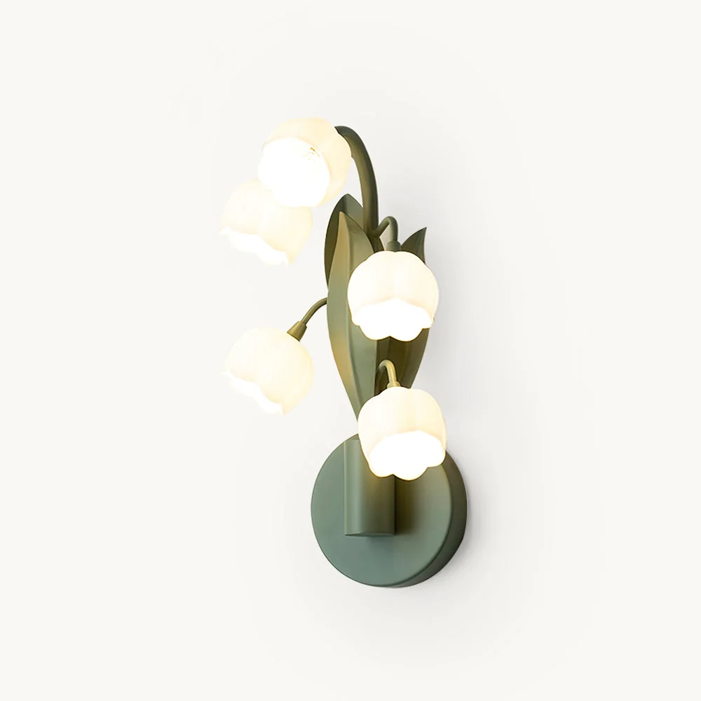Responsible Green Lily Wall Lamp Reusable