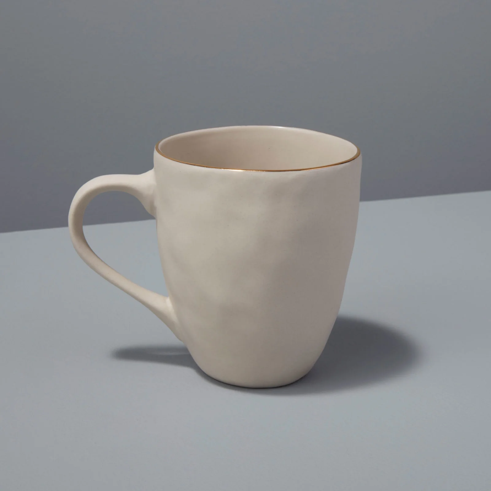 Fast 24k Gold Tam Stoneware Mug Pearl Practical