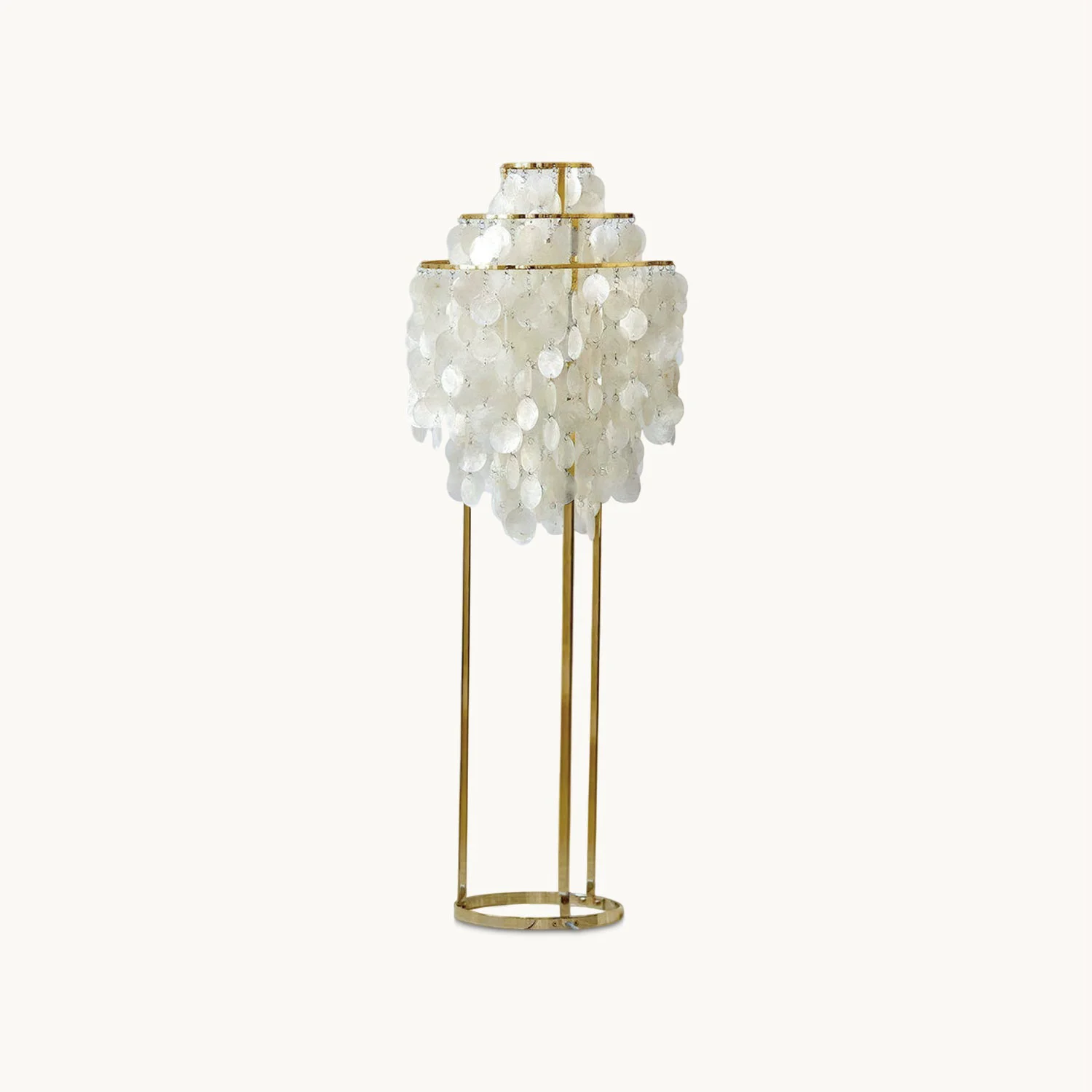 Comfortable Fun Shell Floor Lamp Powerful