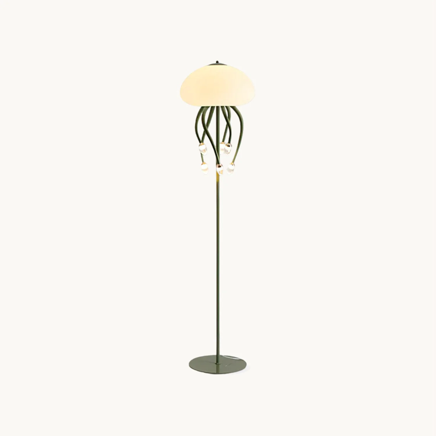 Eco-Friendly Jellyfish Floor Lamp Natural