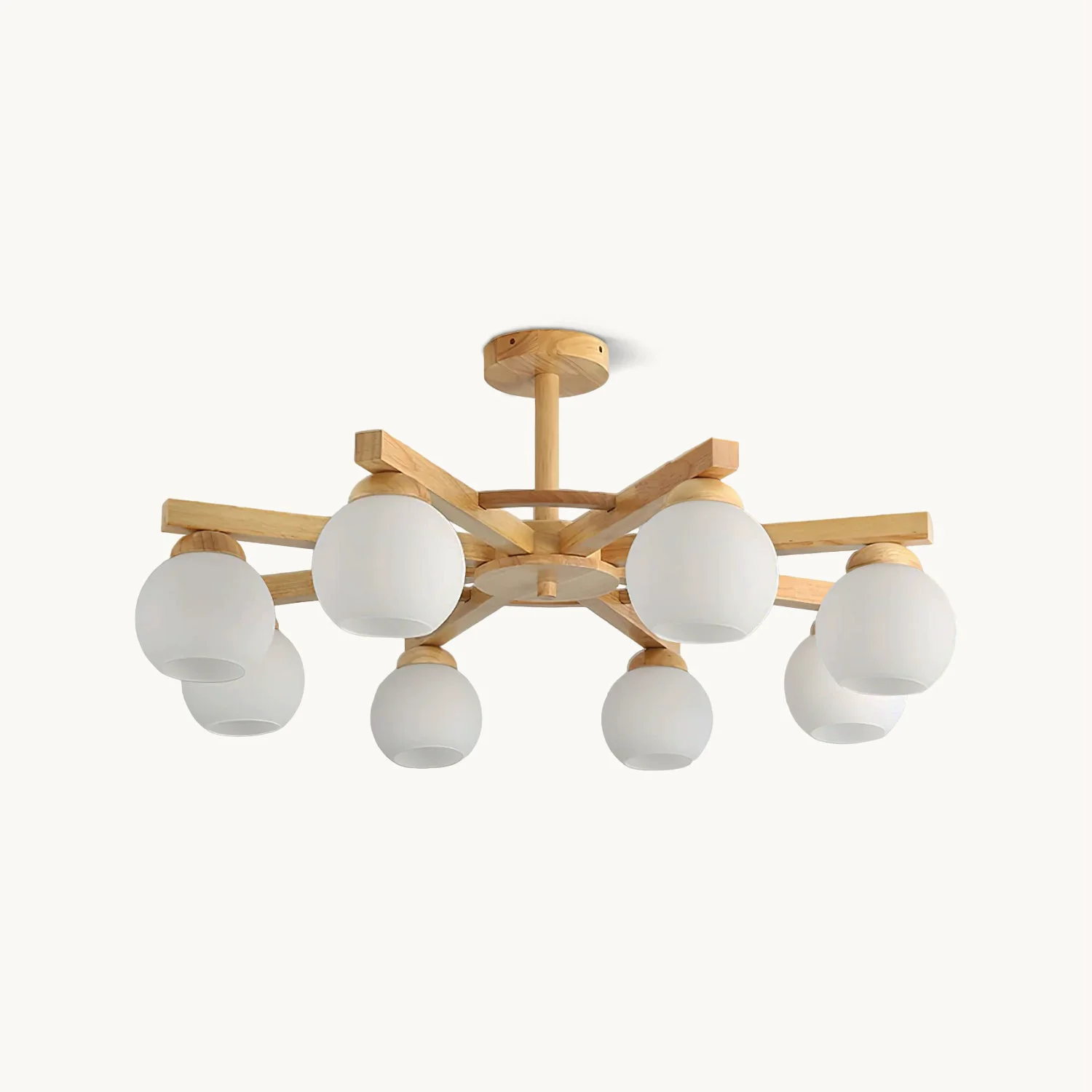 Next-Generation Wooden Helm Chandelier Excellent