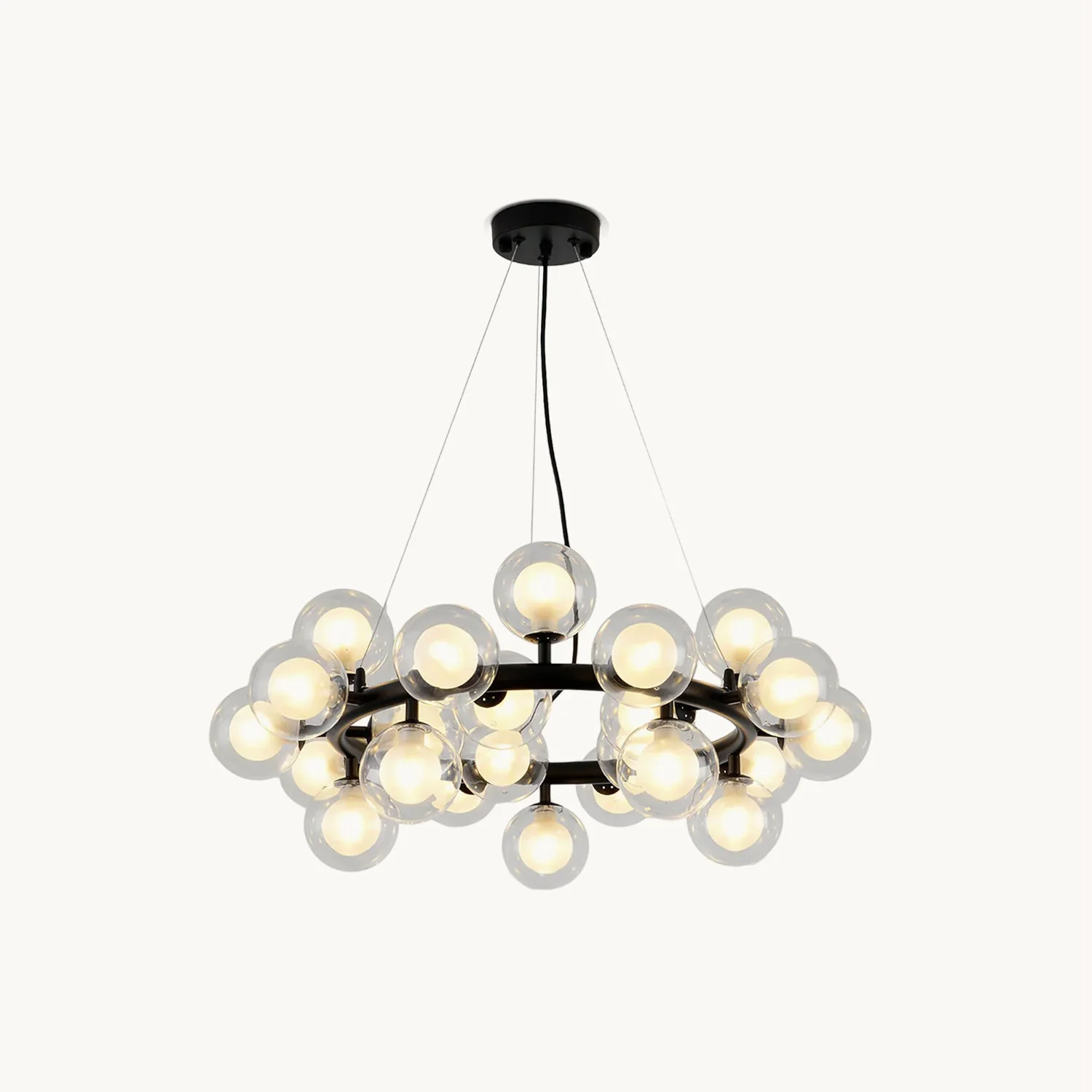 Classic Bubble Ball Chandelier Soft