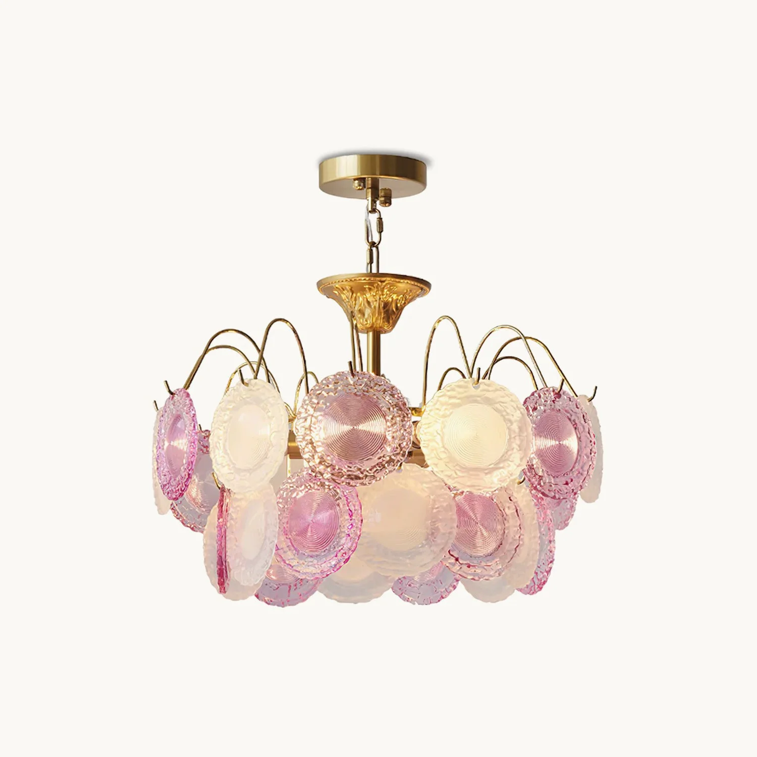 Carefully Designed Nenufar Rainbow Chandelier Reusable