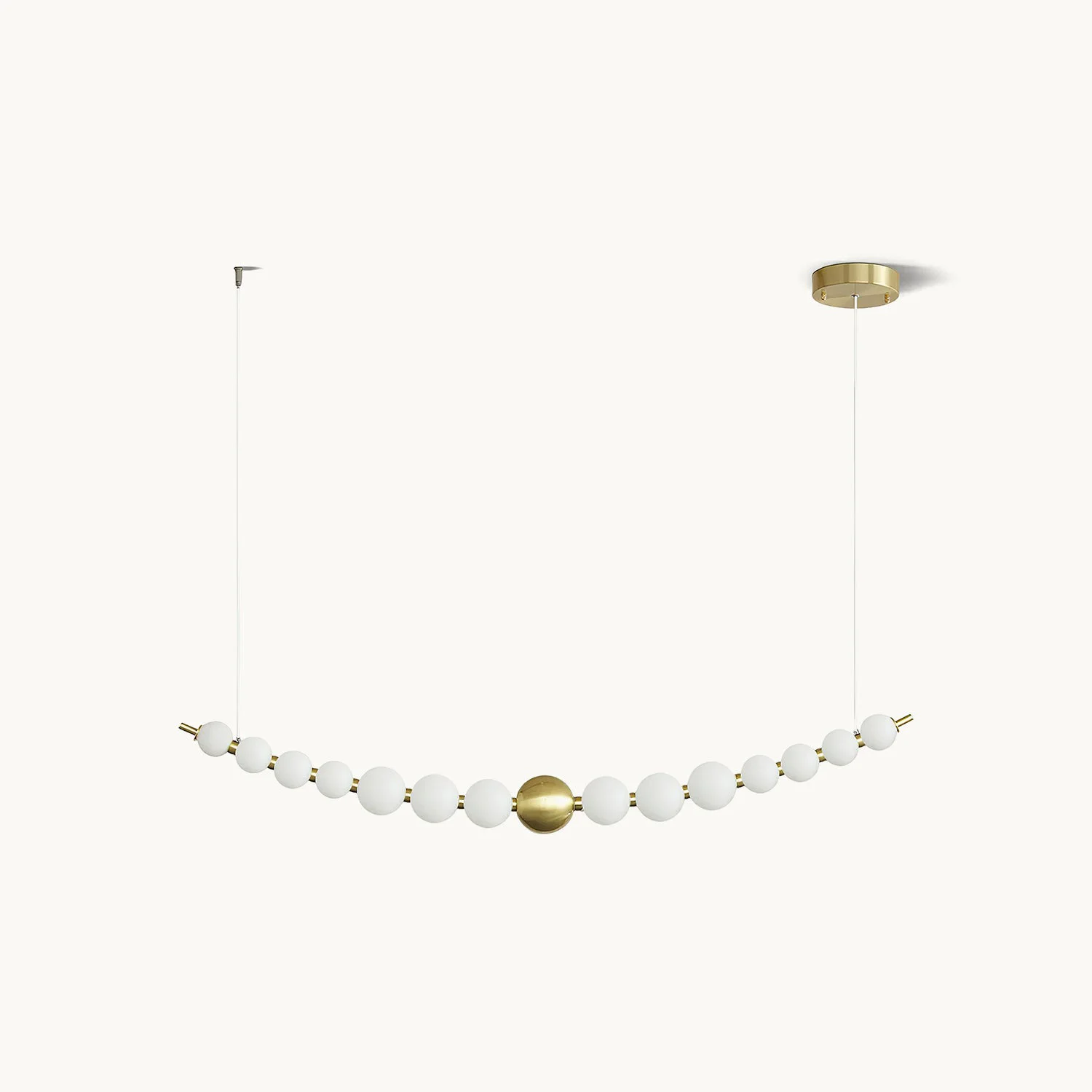 Green Pearl Necklace Chandelier Advanced