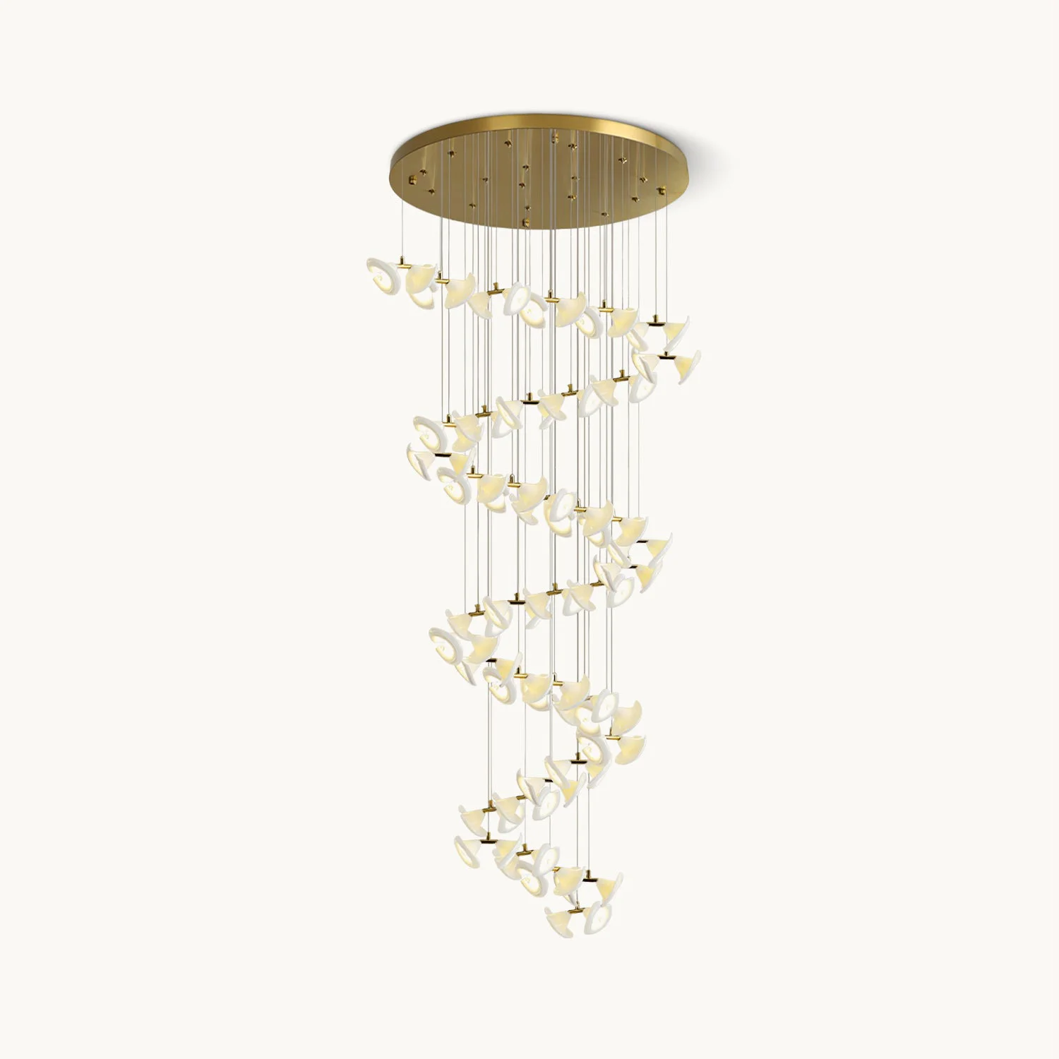 Elegant Elvani Blossom Chandelier Crafted