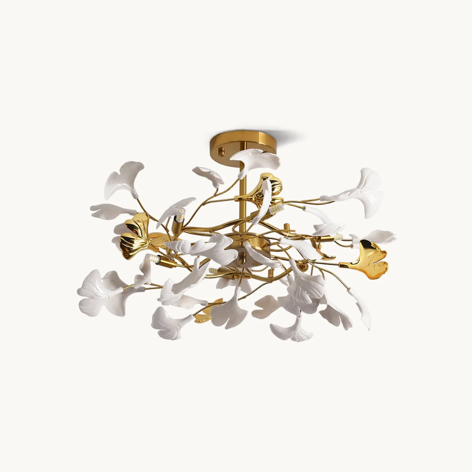 Specialty Gingko Chandelier L Luxury