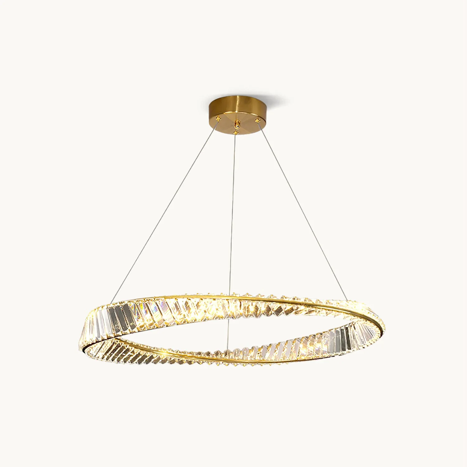 Relaxed Ous Crystal Ring Chandelier Reliable
