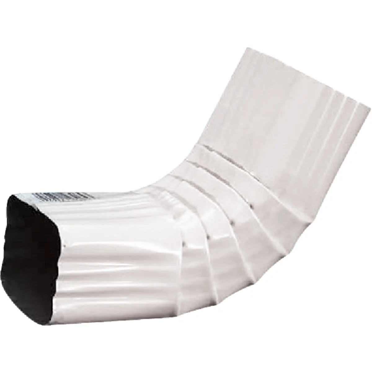 Next-Generation Spectra Metals 2 x 3 In. Aluminum White Front Downspout Elbow Trusted