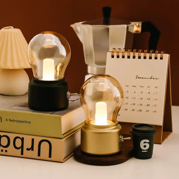 Recyclable Creative Retro USB Rechargeable LED Atmosphere Light Innovative