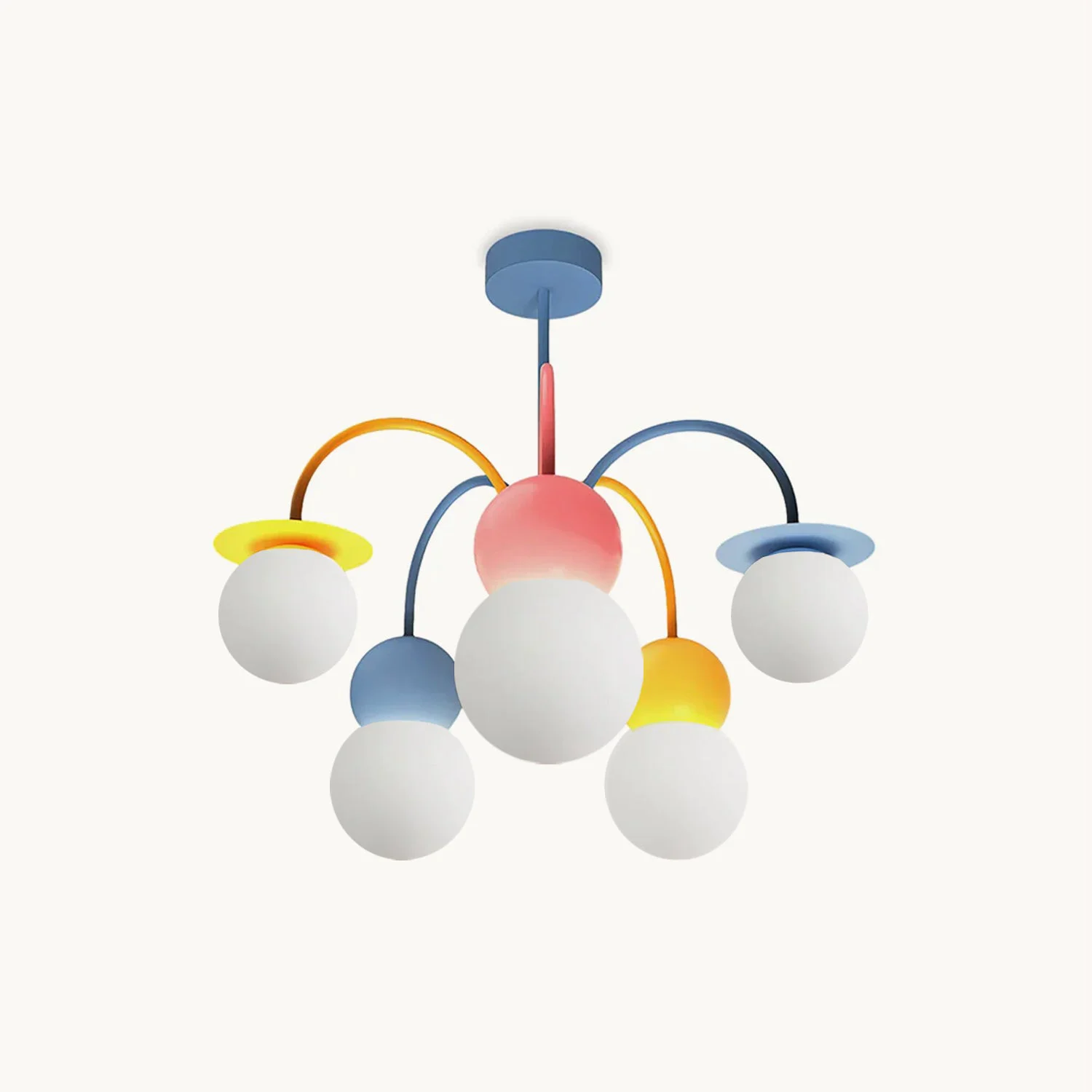Powerful Nordic Macaron Bean Chandelier Expertly Made
