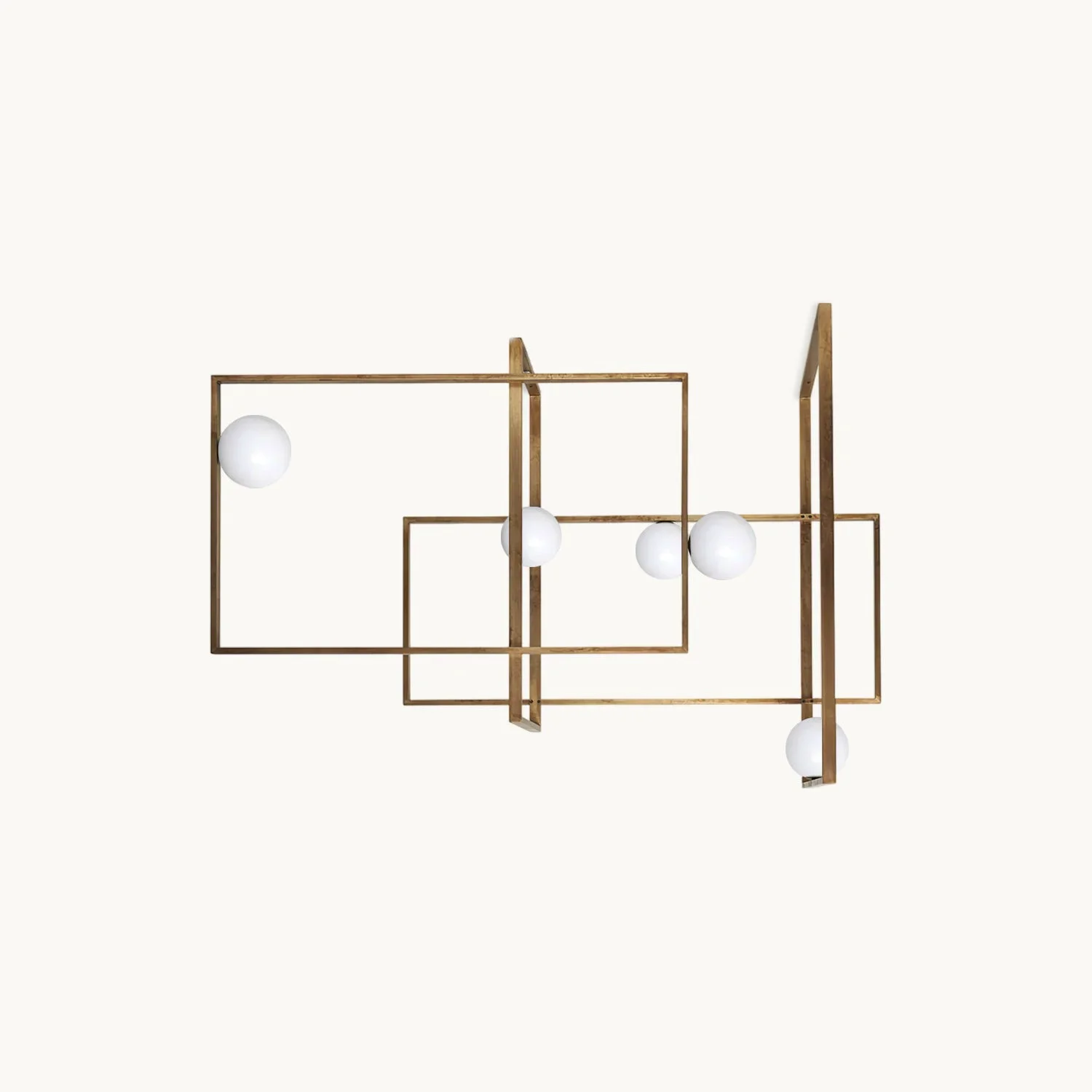 Sustainable Mondrian Rectangular Chandelier Specialty