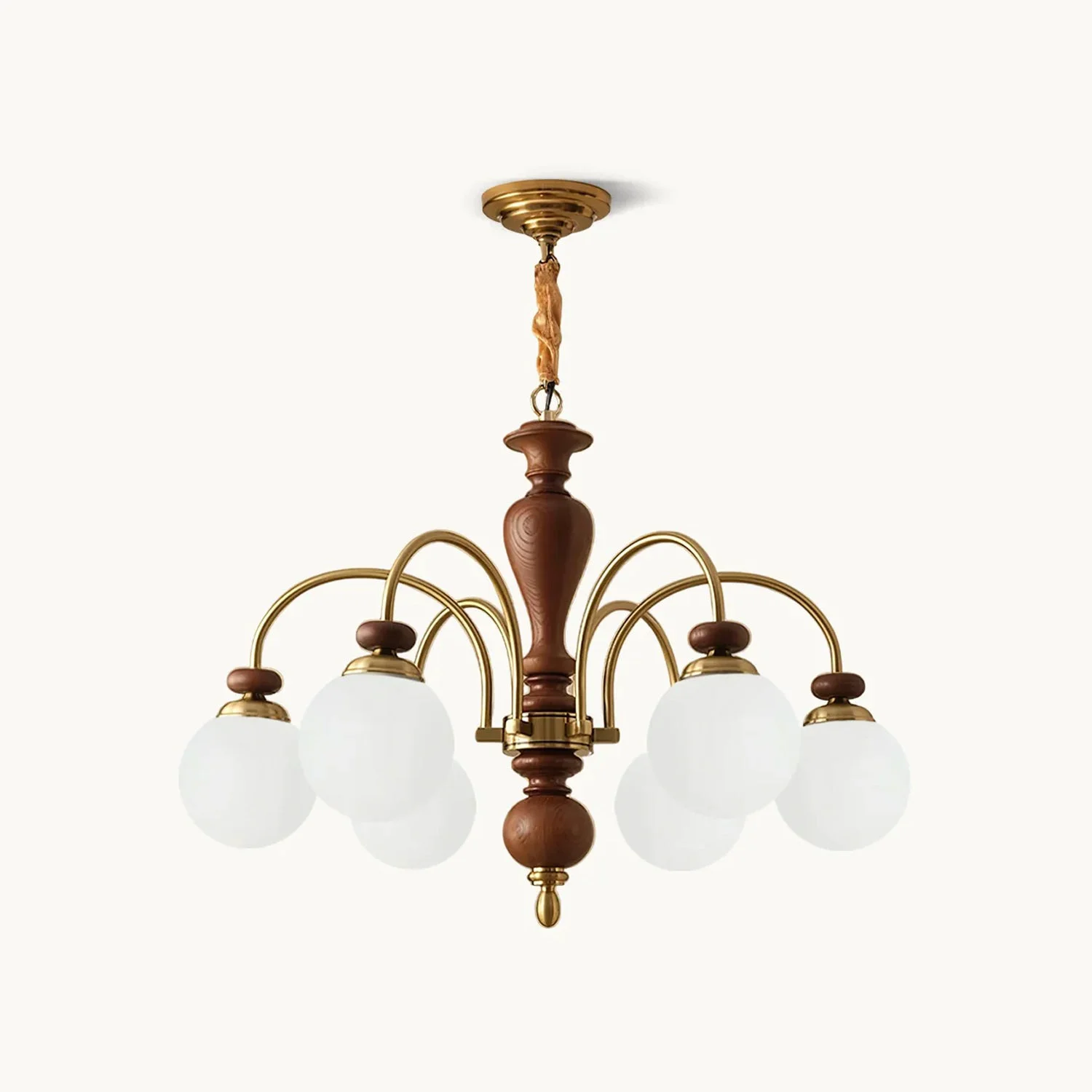 Superior Tillary Retro Chandelier Natural