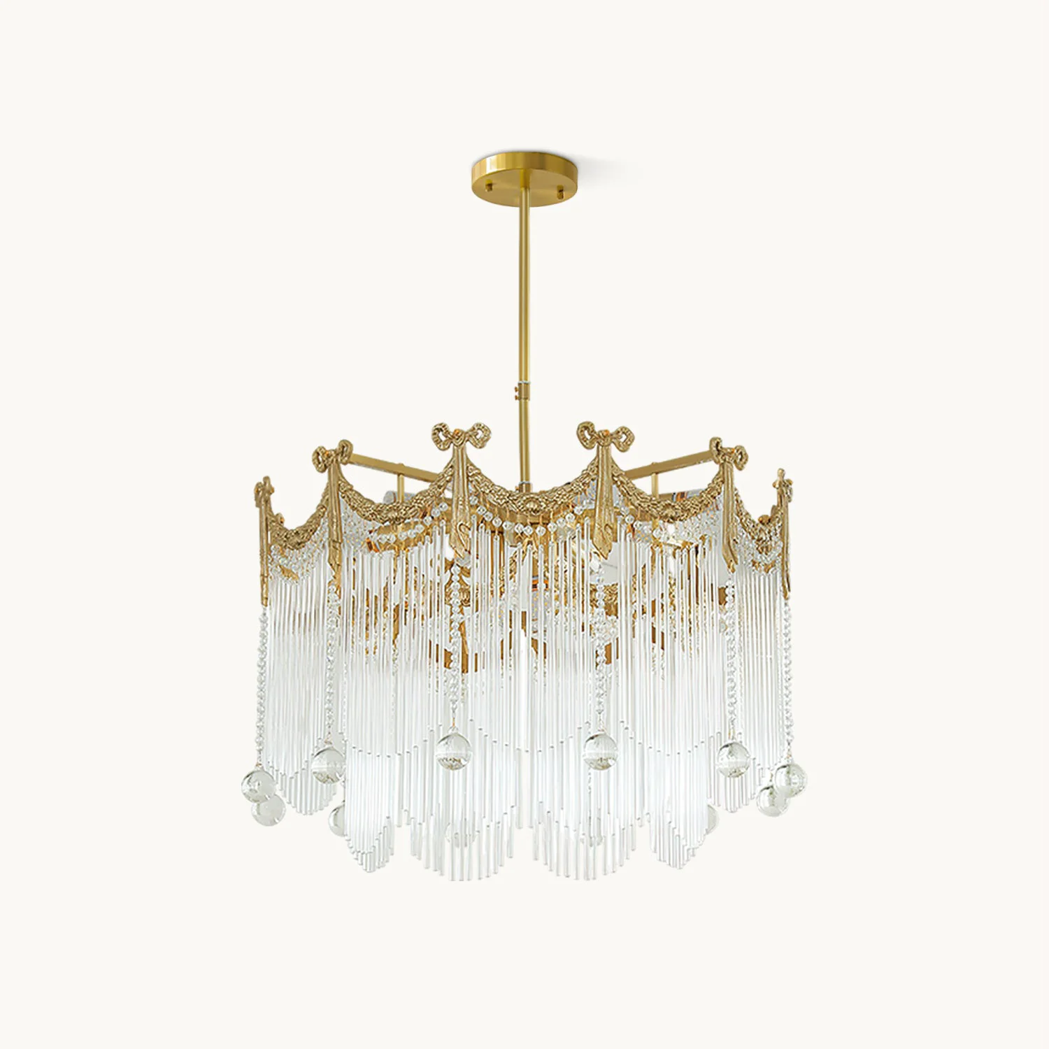Long-Lasting Palace Water Drop Chandelier Functional