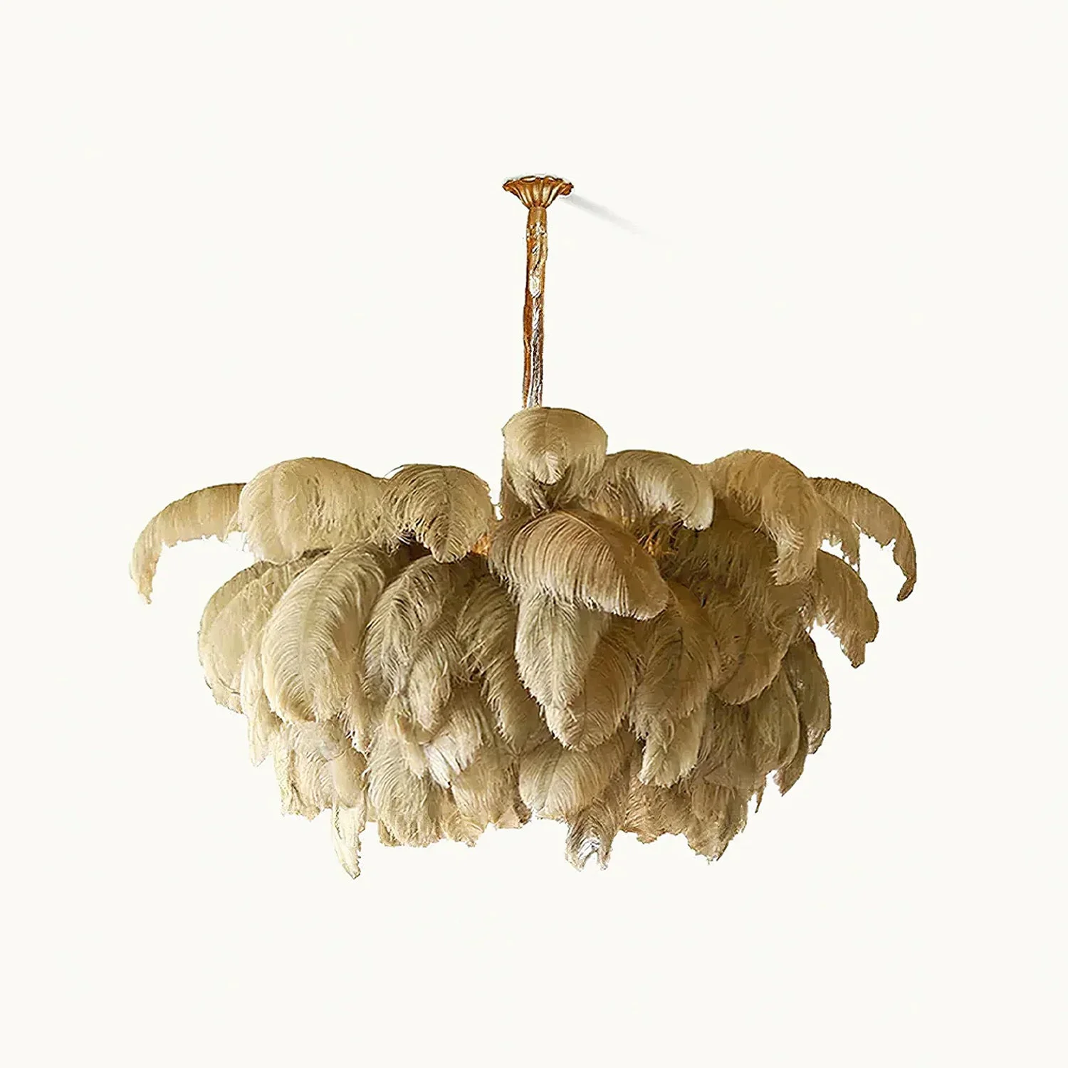 Versatile Ostrich Feather Chandeliers Secure