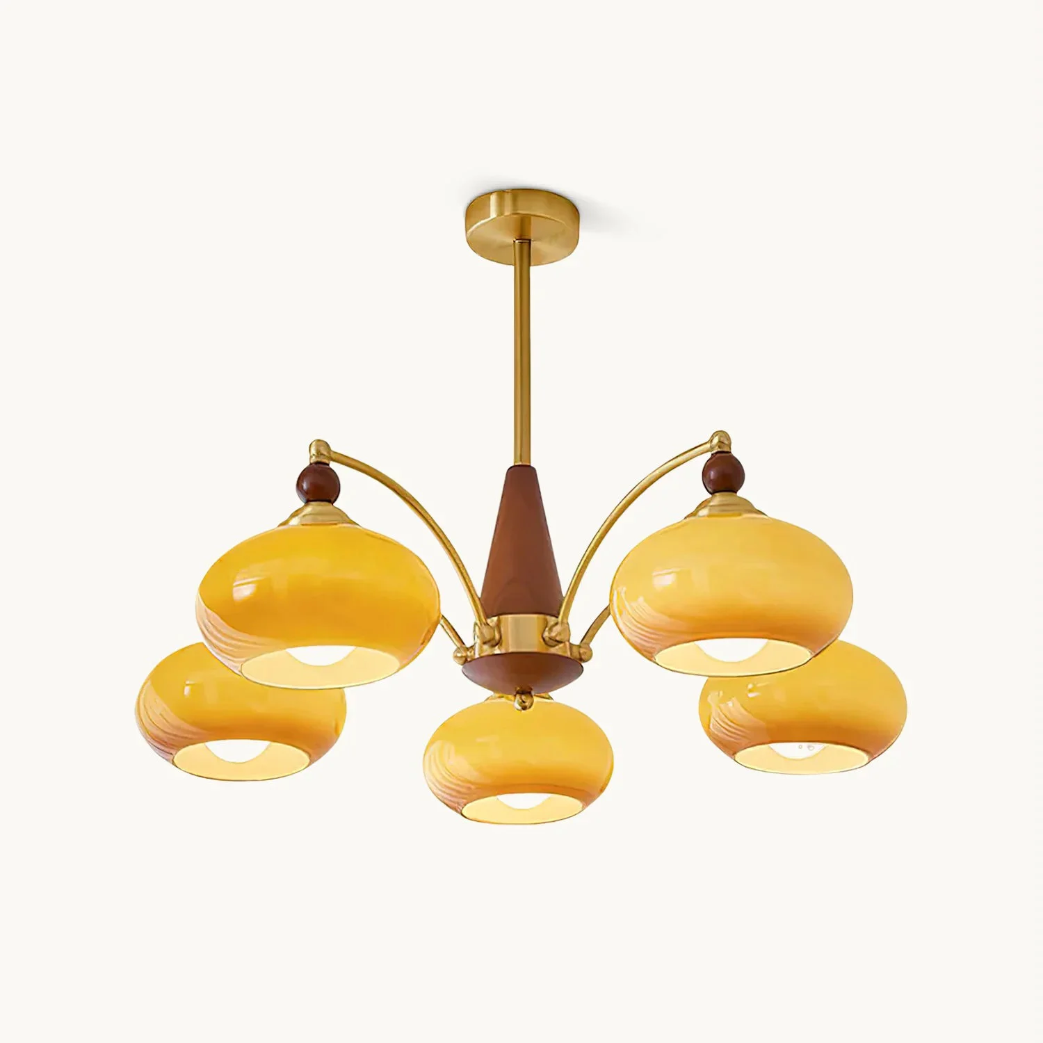 Minimalist Retro Calliope Chandelier Elegant