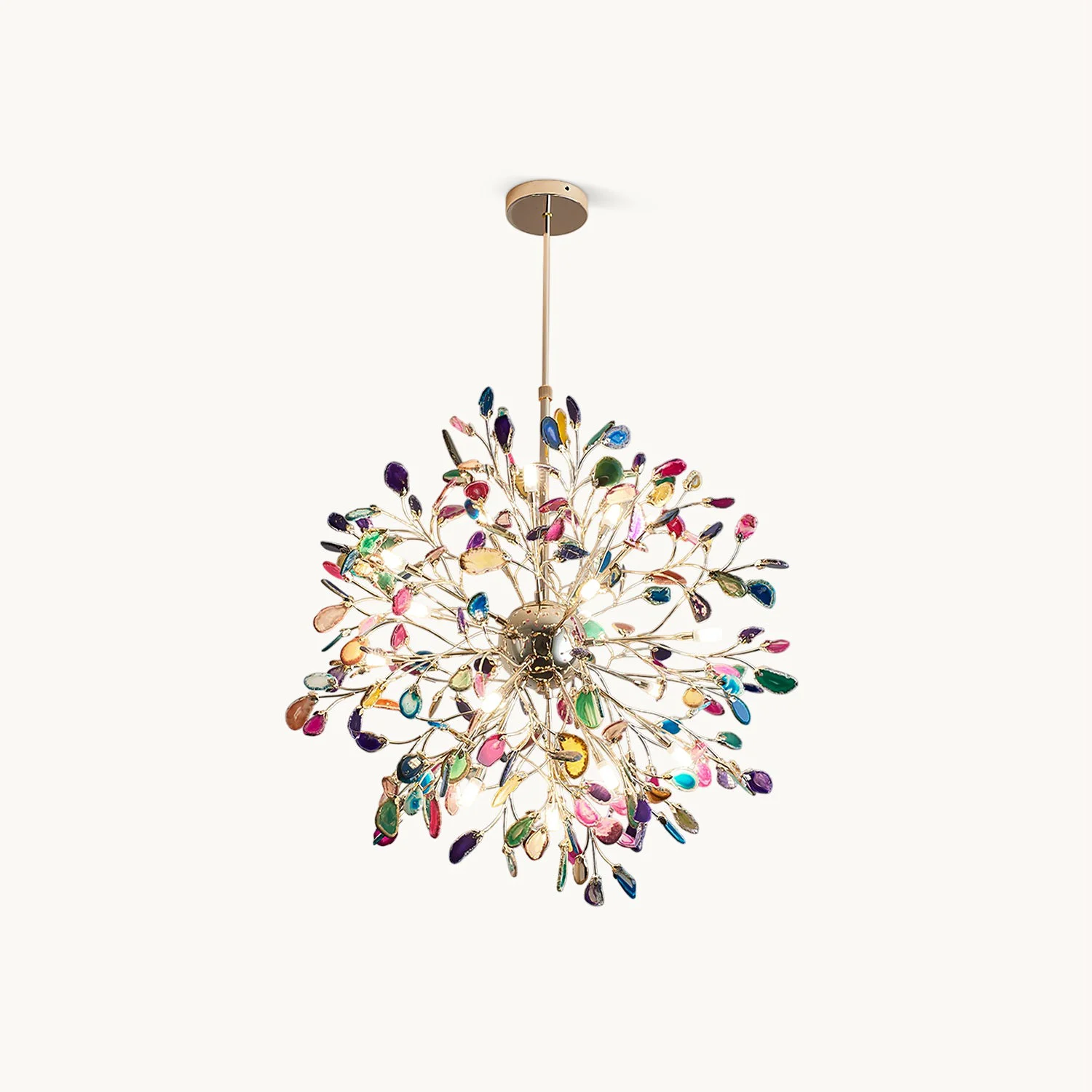 Smart Modern Agate Chandelier Certified