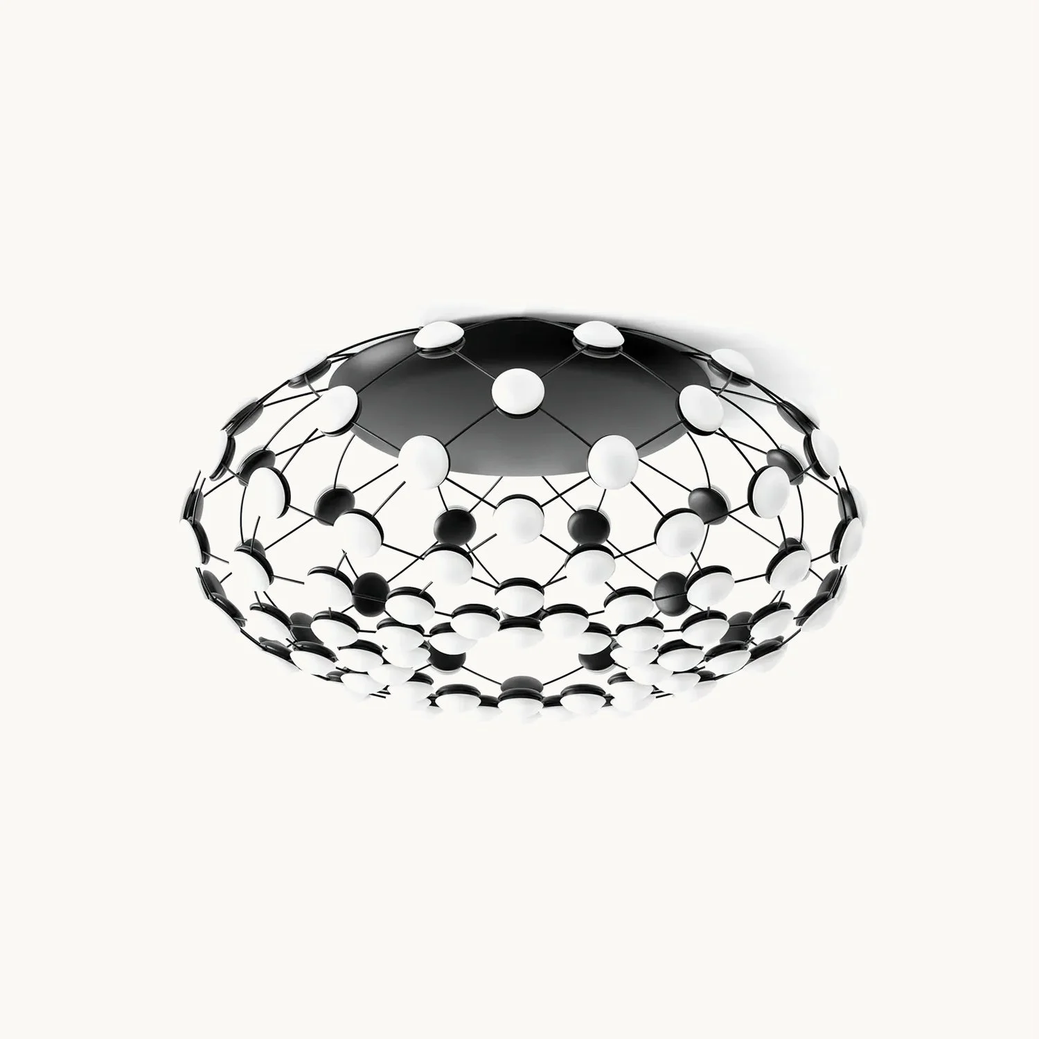 Healthy Black And White Mesh Ceiling Lamp Trusted