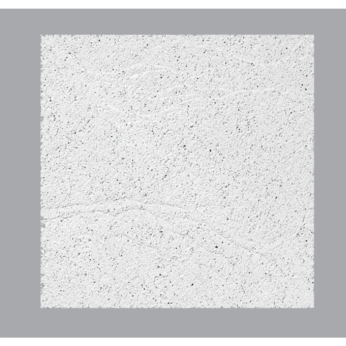 Authentic Sandrift ClimaPlus 2 Ft. x 2 Ft. White Cast Mineral Fiber Ceiling Tile 8-Count Minimalist