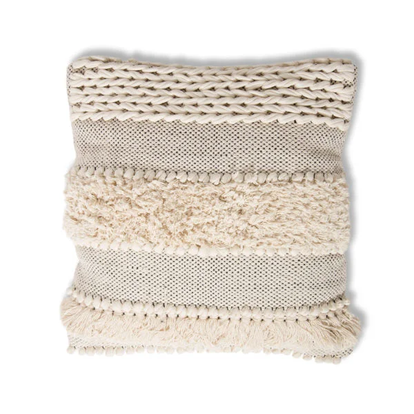 Verified Bohemian Fuji Macrame Cushion Dependable