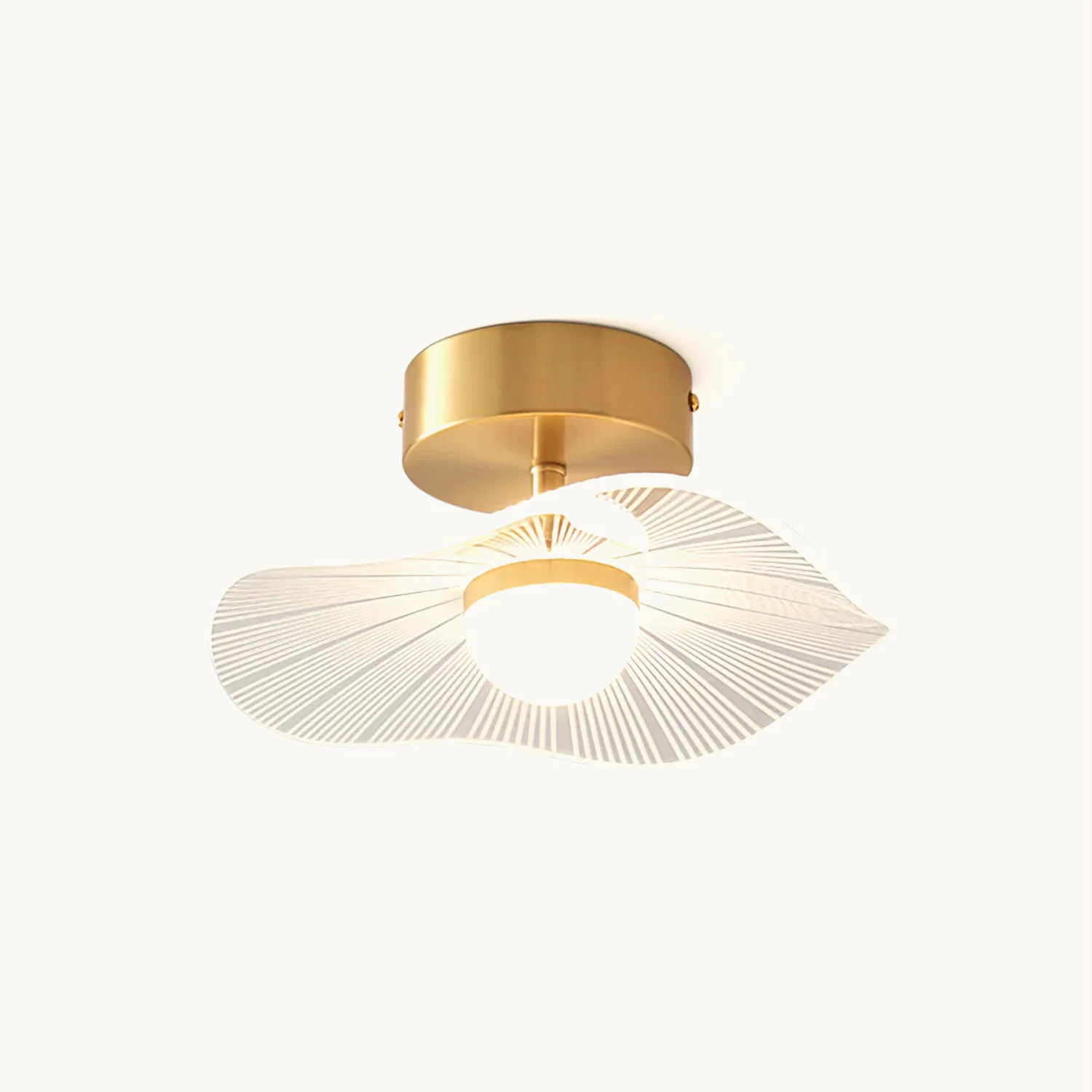 Luxury Acrylic Lotus Leaf Ceiling Light Exclusive