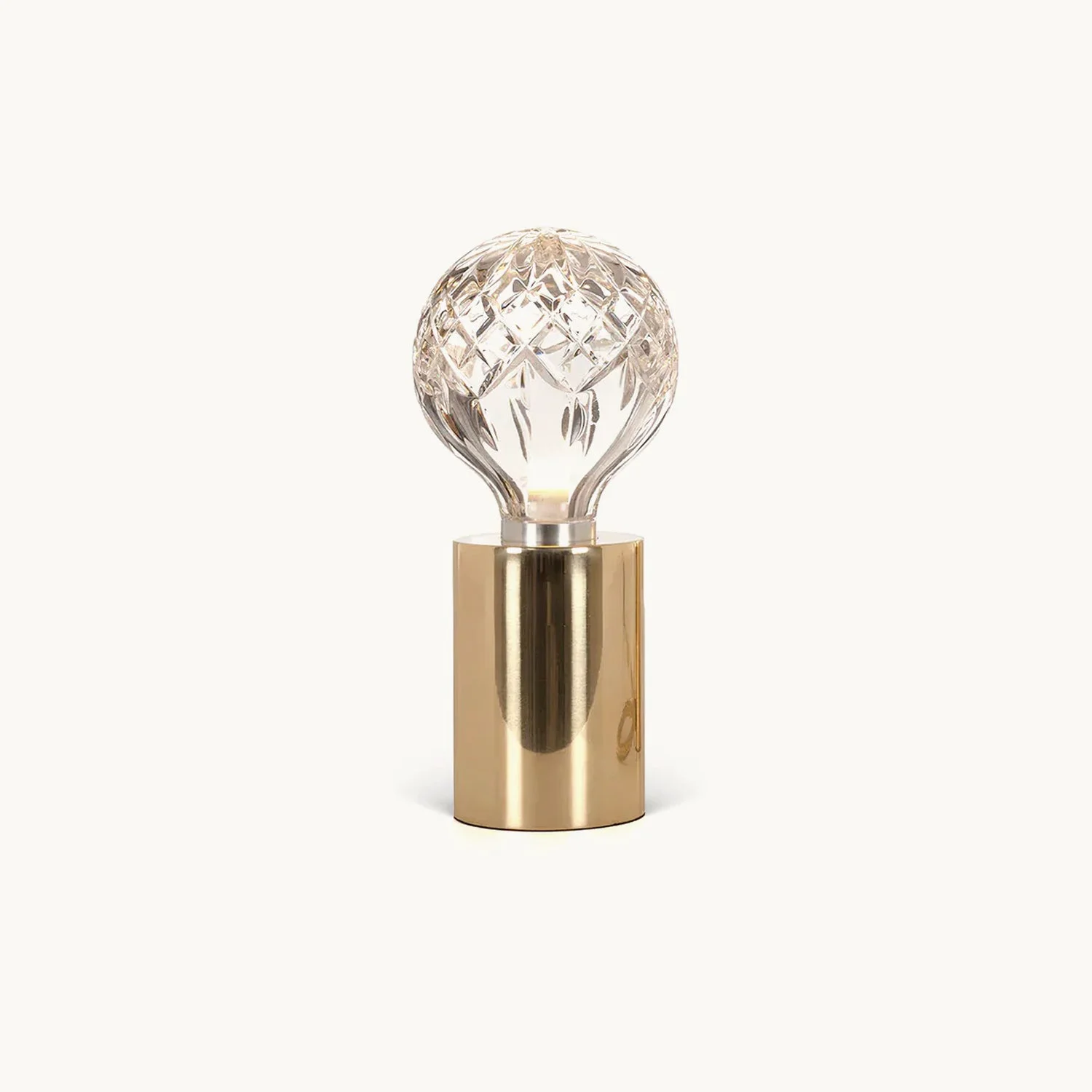 Modern Crystal Bulb Table Lamp Crafted