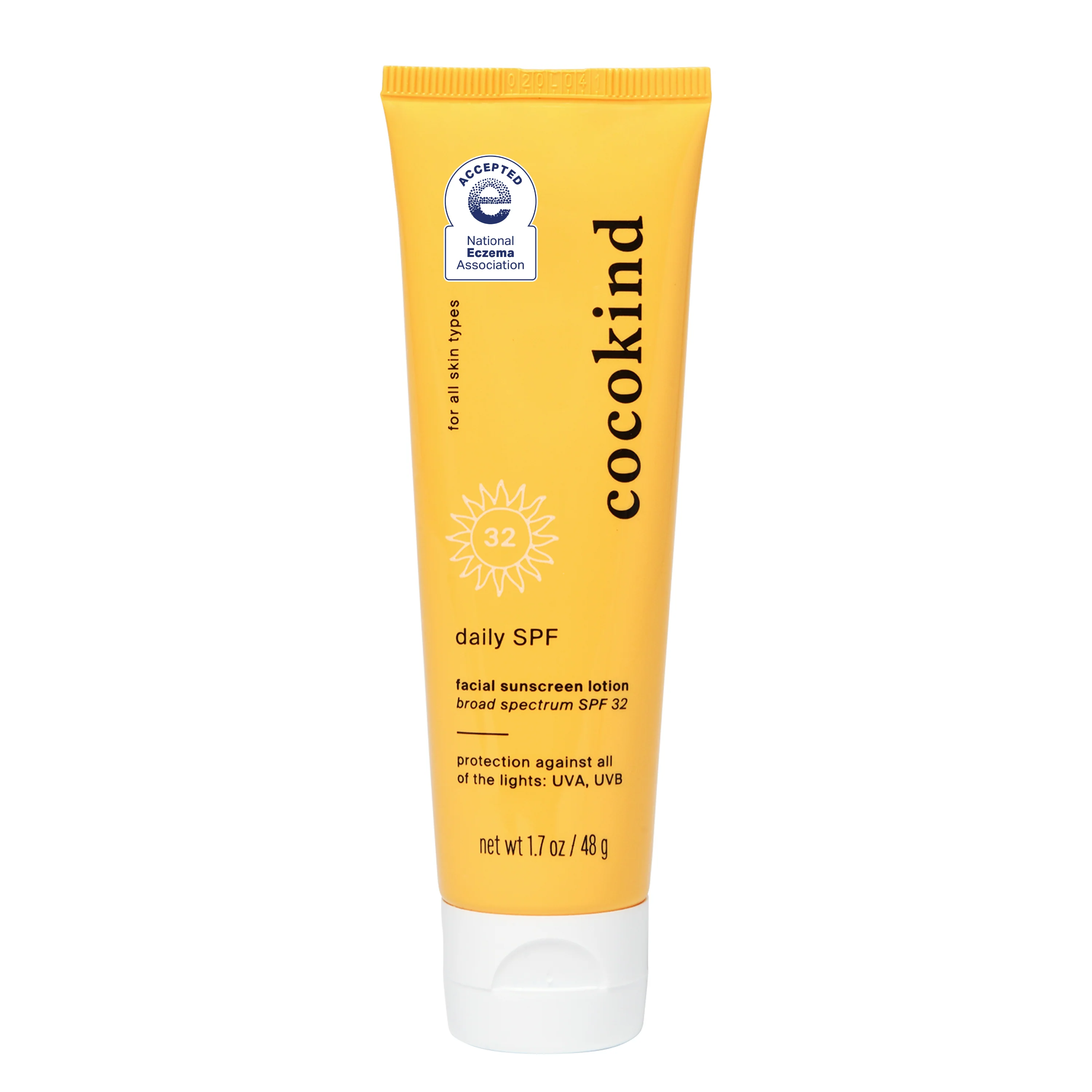 Official Cocokind Daily Facial Sunscreen Lotion - SPF 32 Secure